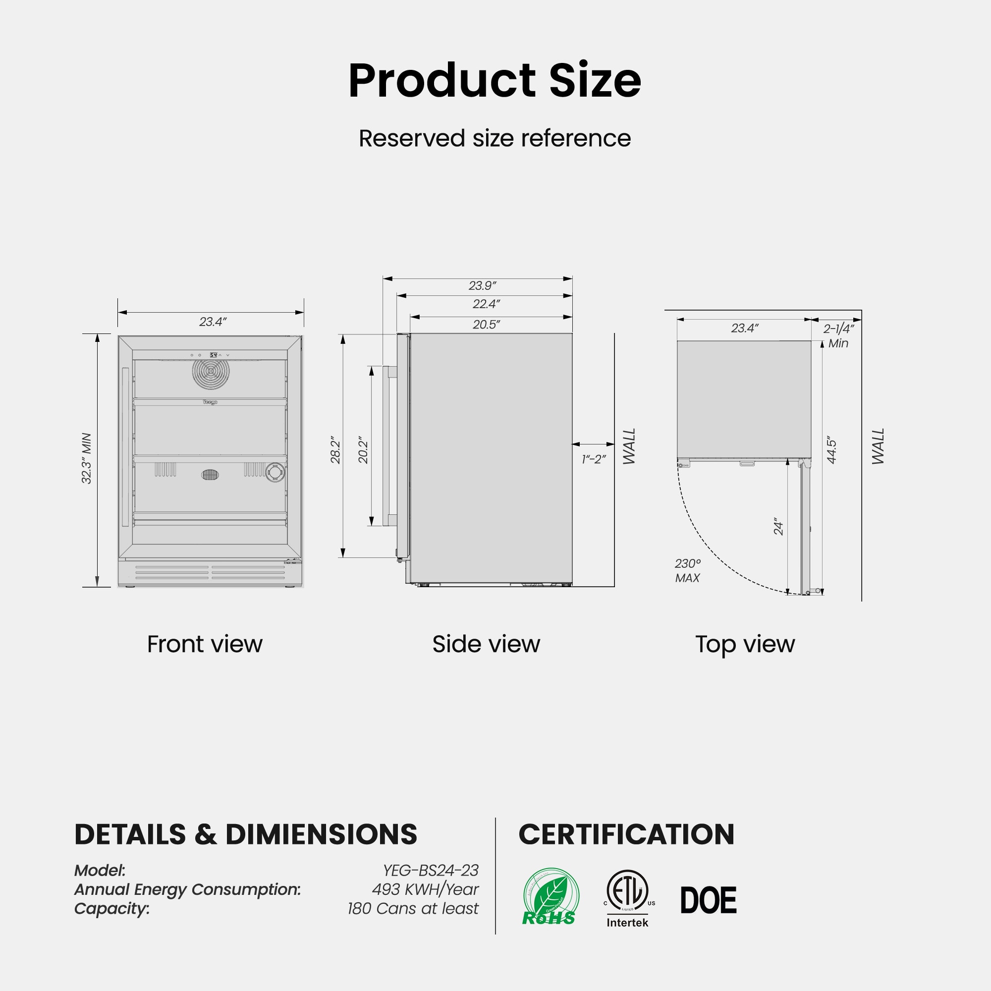 Yeego YEG-BS24-LS Beverage-Dispensers - View #12