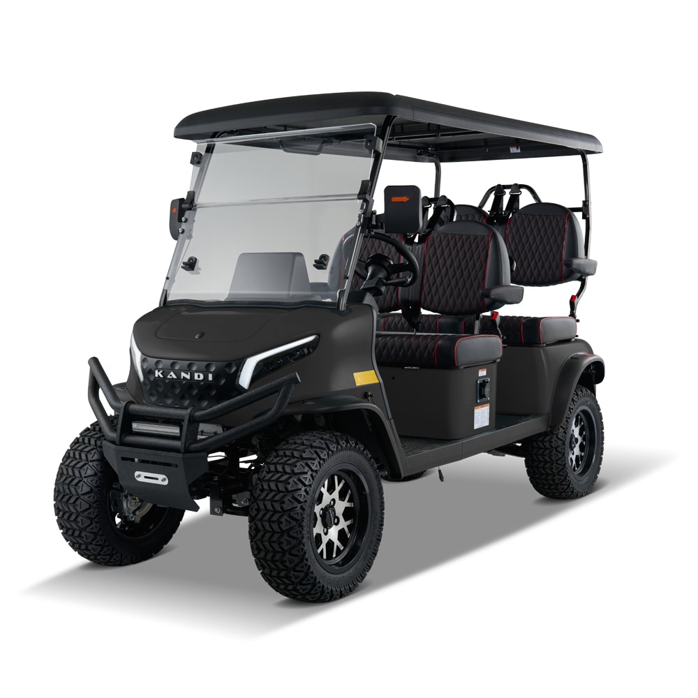 KANDI 4 Seat Forward Facing Electric Golf Cart with Lithium Ion Battery ...