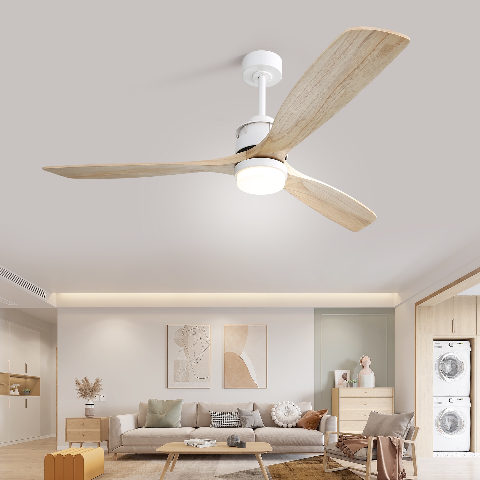 Sofucor LS-6005-WH-YM-60-W Ceiling-Fans - View #3