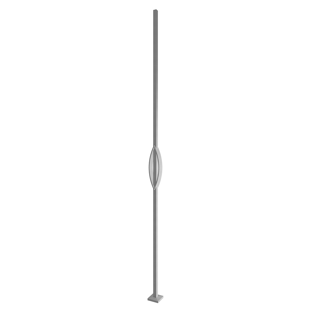 COLONIAL ELEGANCE SSL10141-ECOM 41-in x 1.375-in Brushed Stainless Steel Stair Baluster Baluster 12 -Pack
