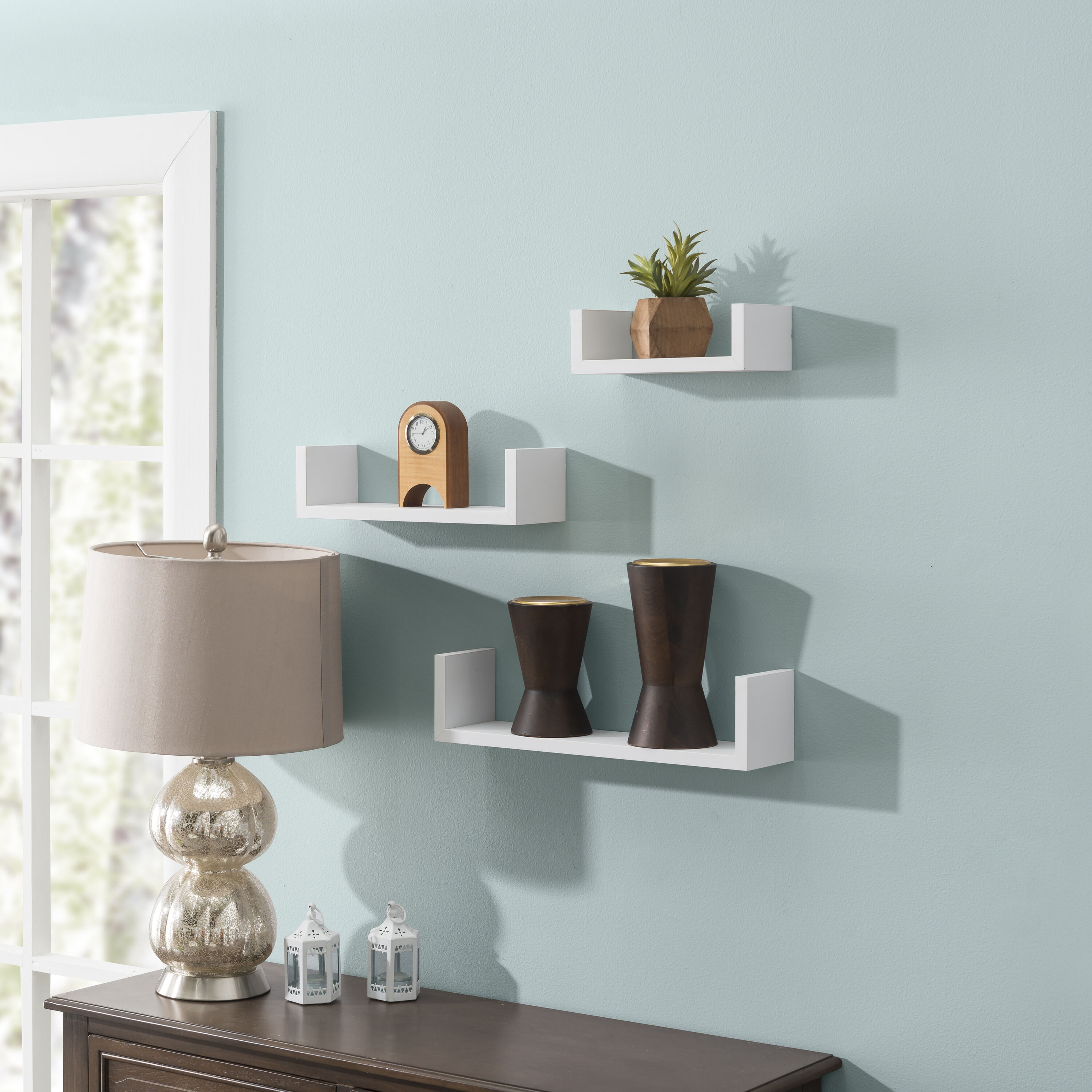 Danya B. XF11039W Wall-Mounted-Shelving - View #4