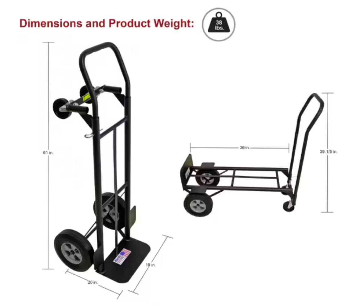 Milwaukee DC36080S Hand-Truck-Dollies - View #3