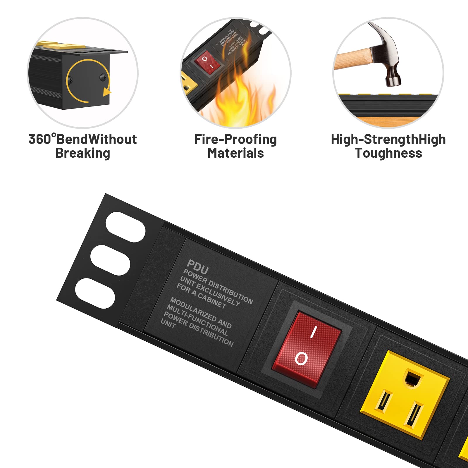Phewnyzo LPW0724W119 Electrical-Power-Strips - View #4