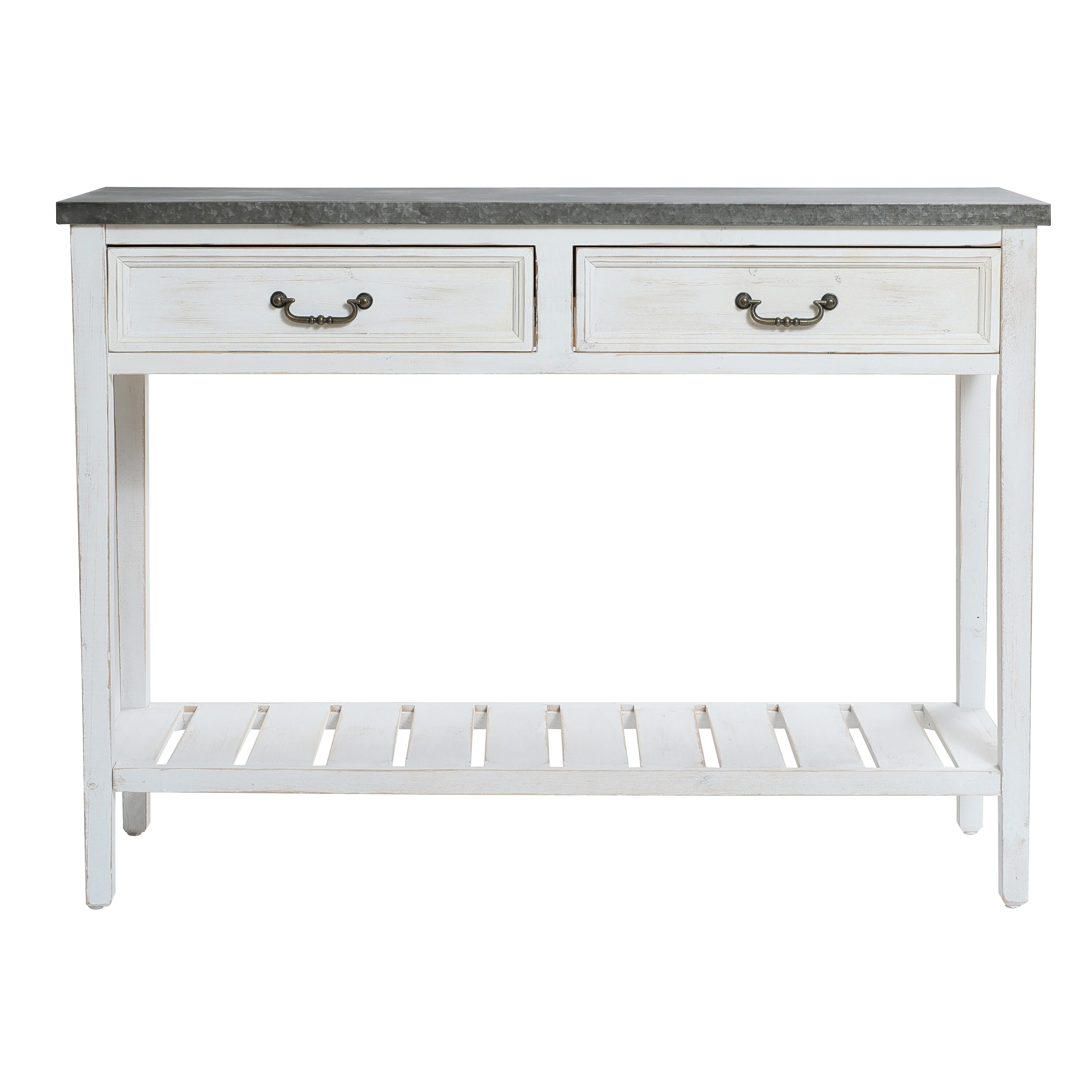 LuxenHome WHIF365 Console-Sofa-Tables - View #2