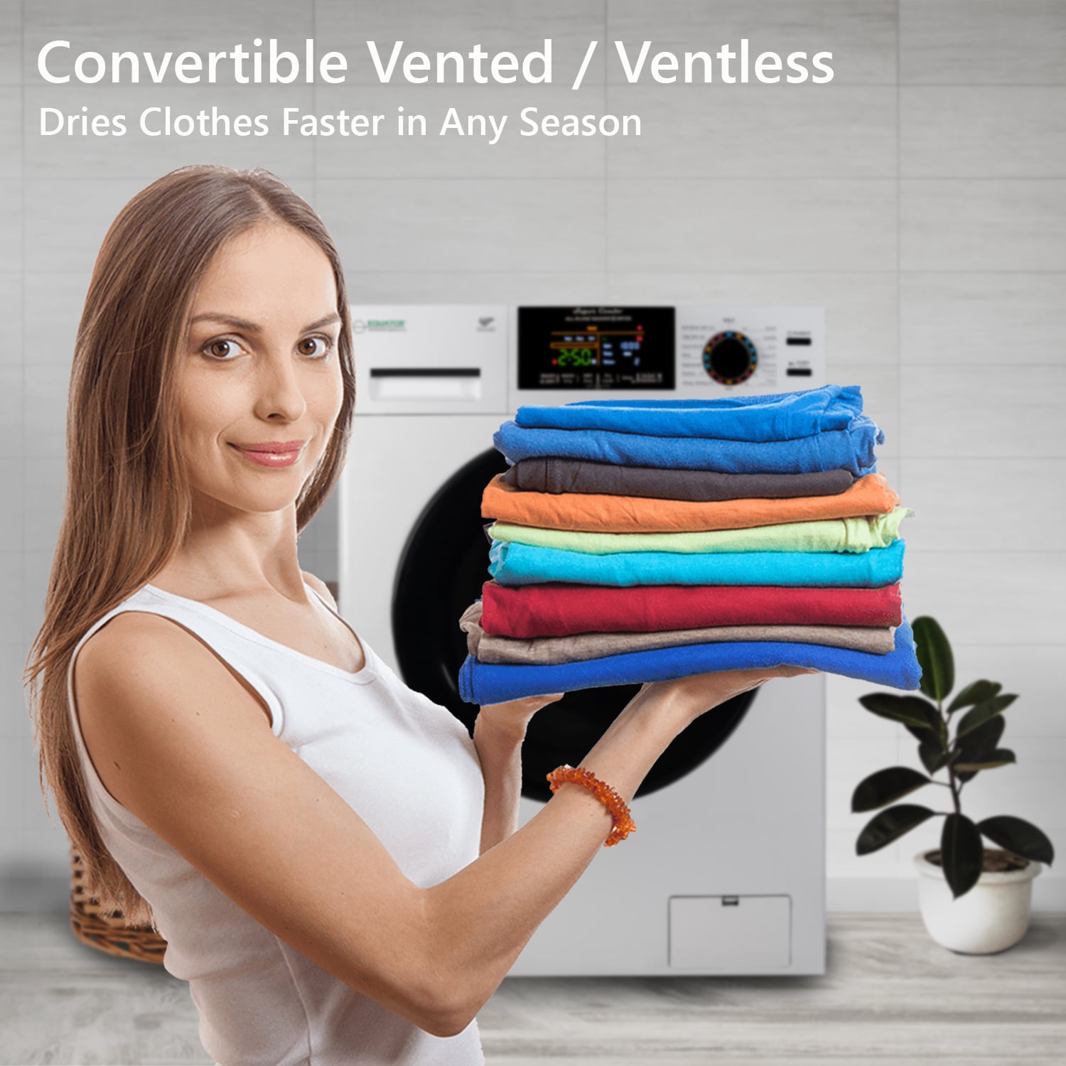 Equator Advanced Appliances EZ 5500CV WHITE +2HE Combination-Washers-Dryers - View #11