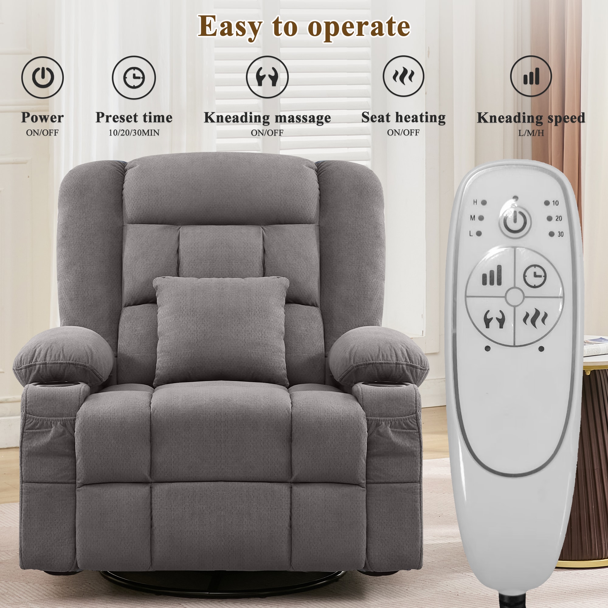 Clihome CL-VA90945 recliners - View #4