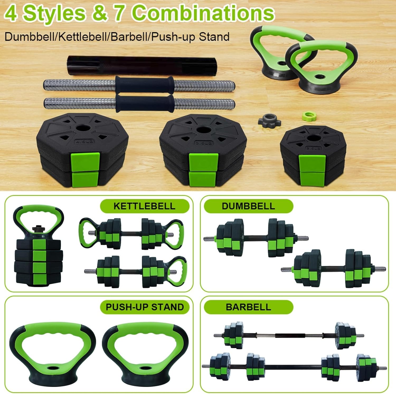 GAOMON LSPPJOK-6R34JXIMY2 dumbbells - View #3