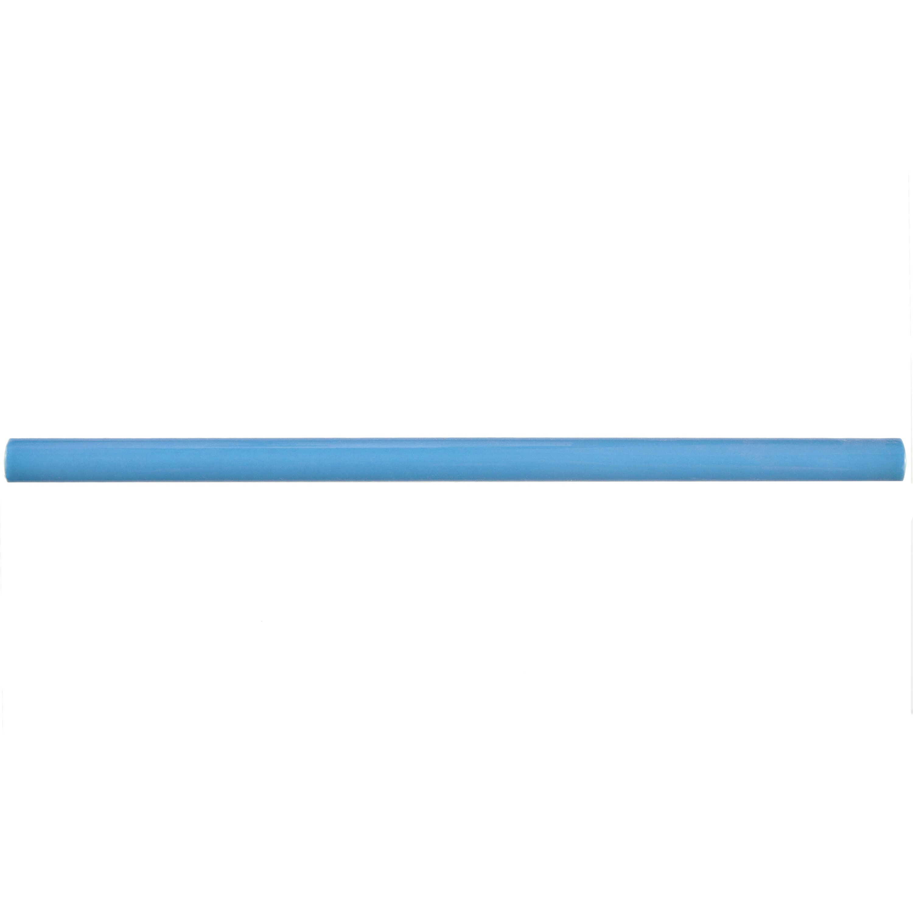 Affinity Tile WRCTWCBS Twist Blue Sky 1/2-in x 12-in Glossy Ceramic Pencil Tile ( 0.25-sq ft / Carton ) 5 -Pack