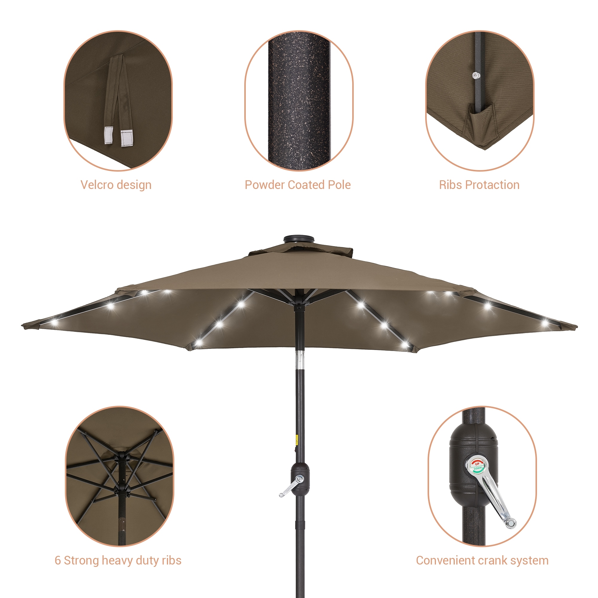 ACEGOSES LW-LED75TP Umbrellas-2 - View #2