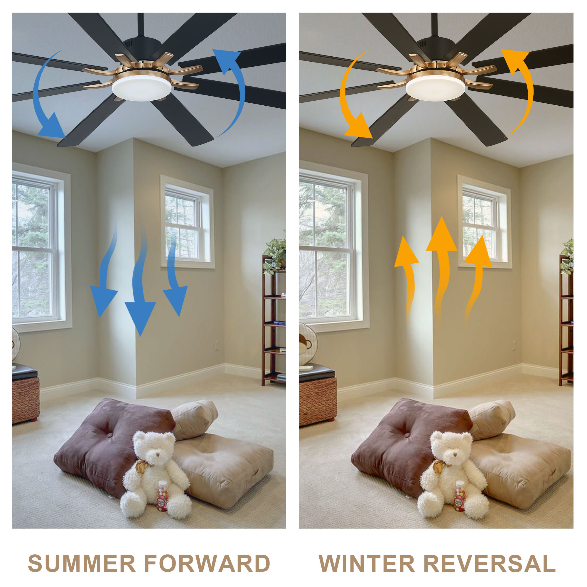 Bella Depot DCFSD6502-B Ceiling-Fans - View #8