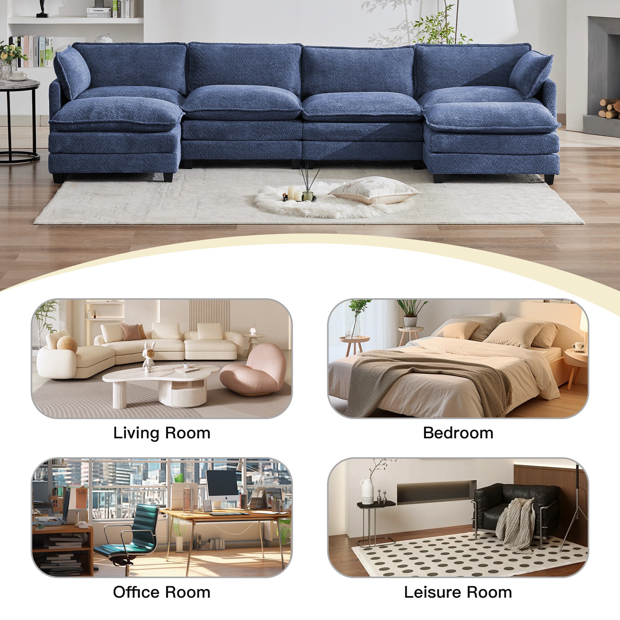 JEAREY DXRZJ-4S-LG Sofas-Loveseats - View #3