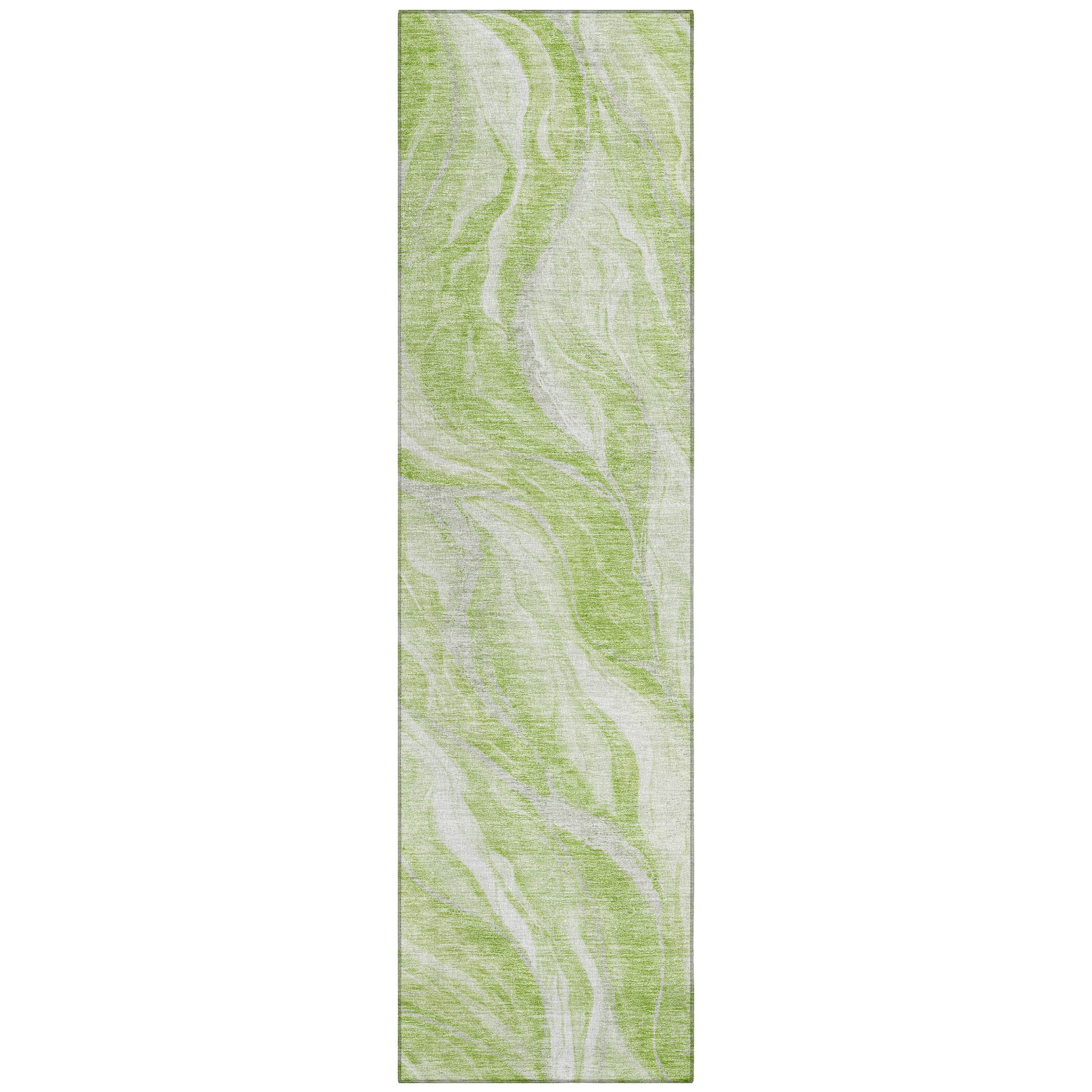 Addison Rugs ACN720AL2X8 Chantille ACN720AL 2 x 7 (ft) Polyester Aloe Rectangular Indoor/Outdoor Geometric Machine washable Area rug