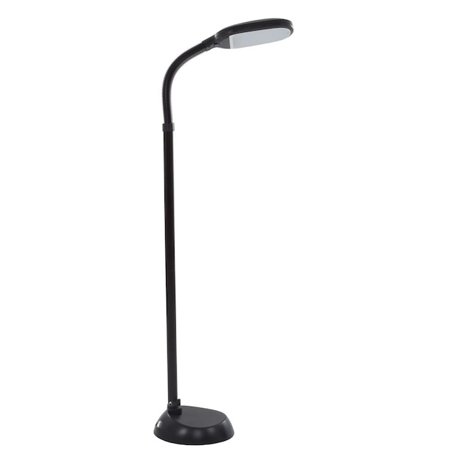 Hastings Home Hastings Home Natural Daylight LED Floor Lamp 60-in Black Arc Floor  Lamp in the Floor Lamps department at Lowes.com