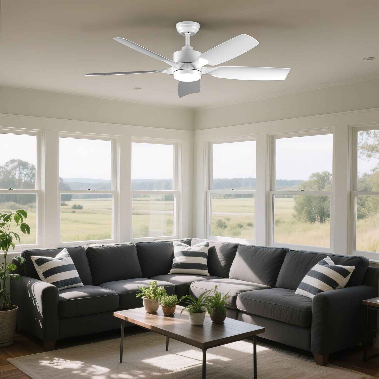 COWSAR LSCF-FL9267-WHITE Ceiling-Fans - View #17
