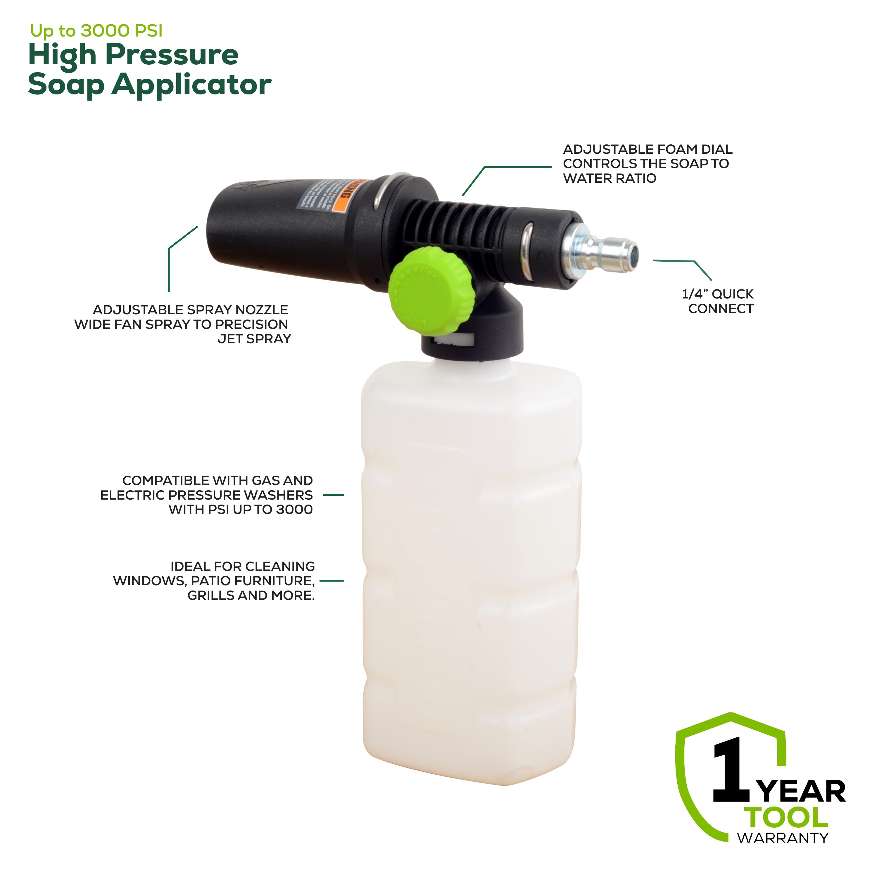 High Pressure Soap Applicator