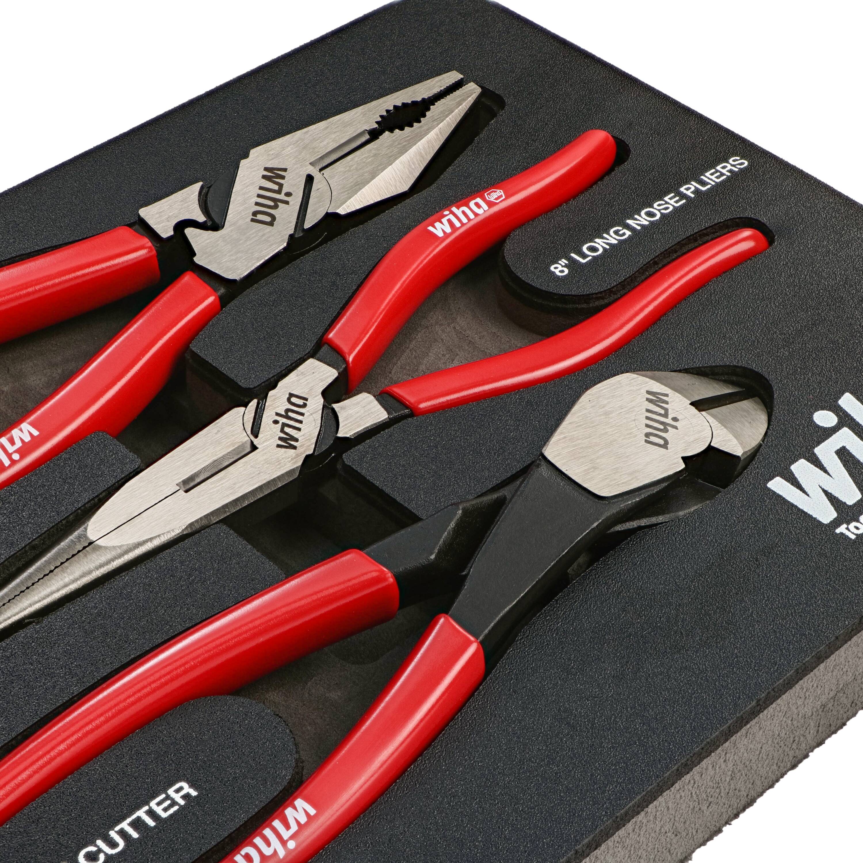 Wiha Classic Grip 3-Pack Assorted Pliers in the Plier Sets department at 