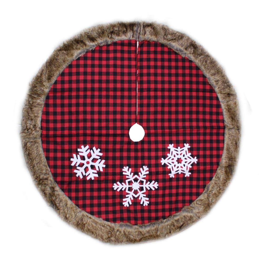 allen + roth AR 48-IN PLAID SNOWFLAKE TS at Lowes.com