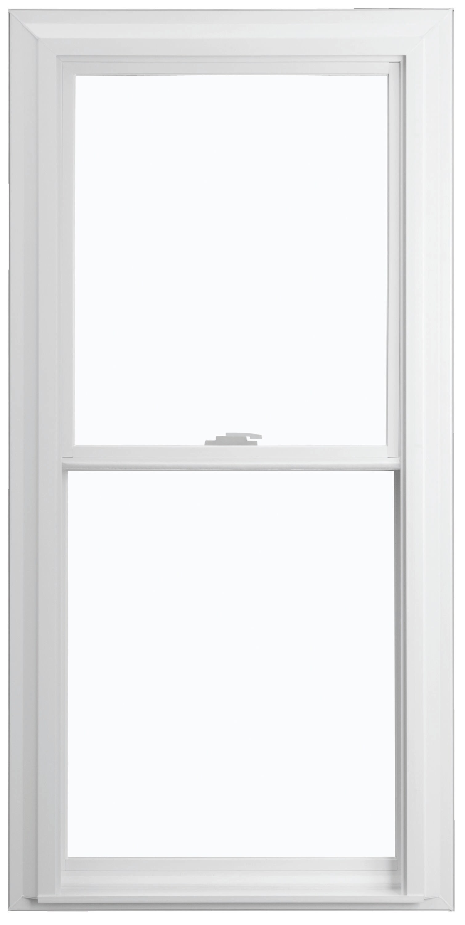 Pella Replacement Jamb White Vinyl Dual Pane Double Hung Window Half Screen Included At