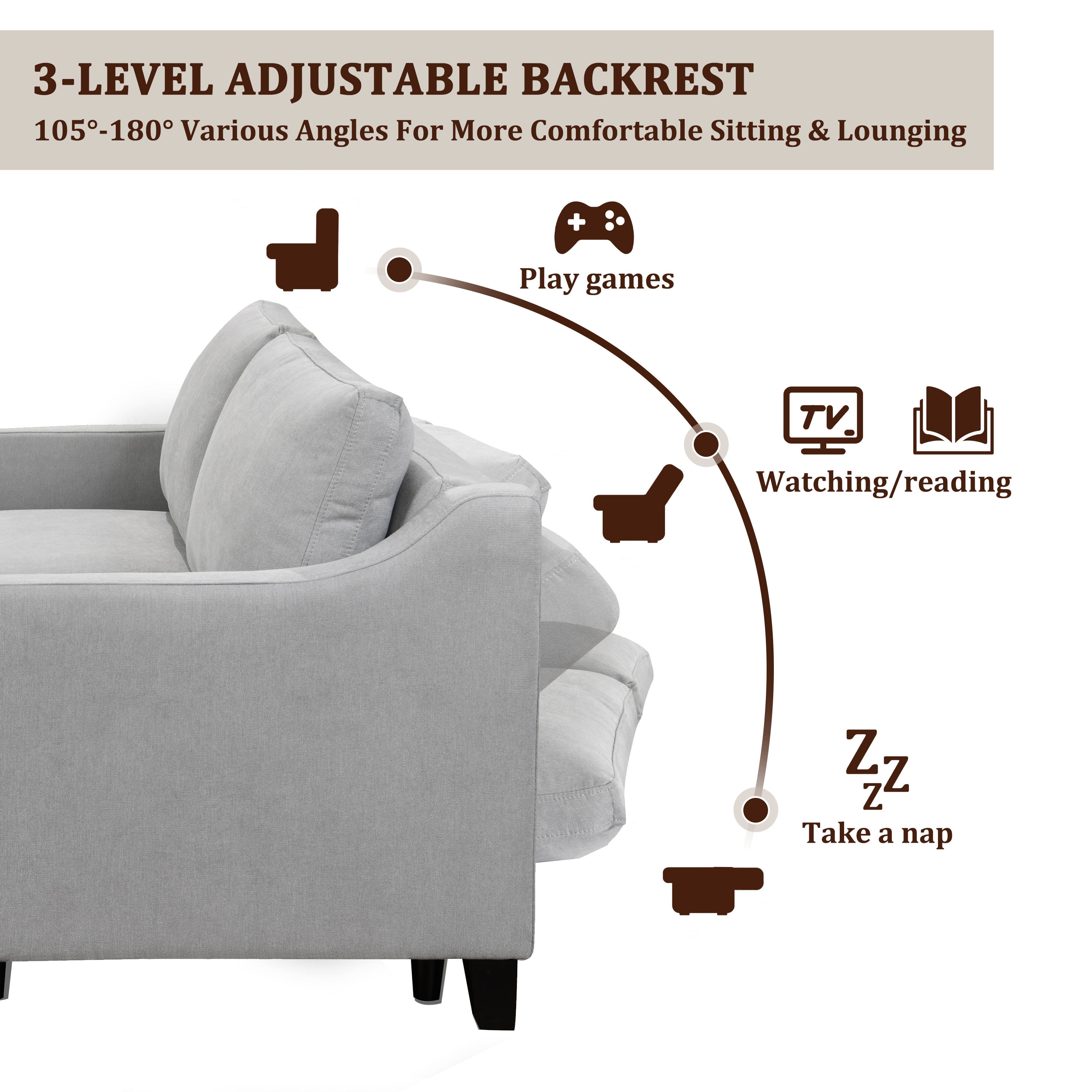 Mondawe M0-N7S346E Sofas-Loveseats - View #3