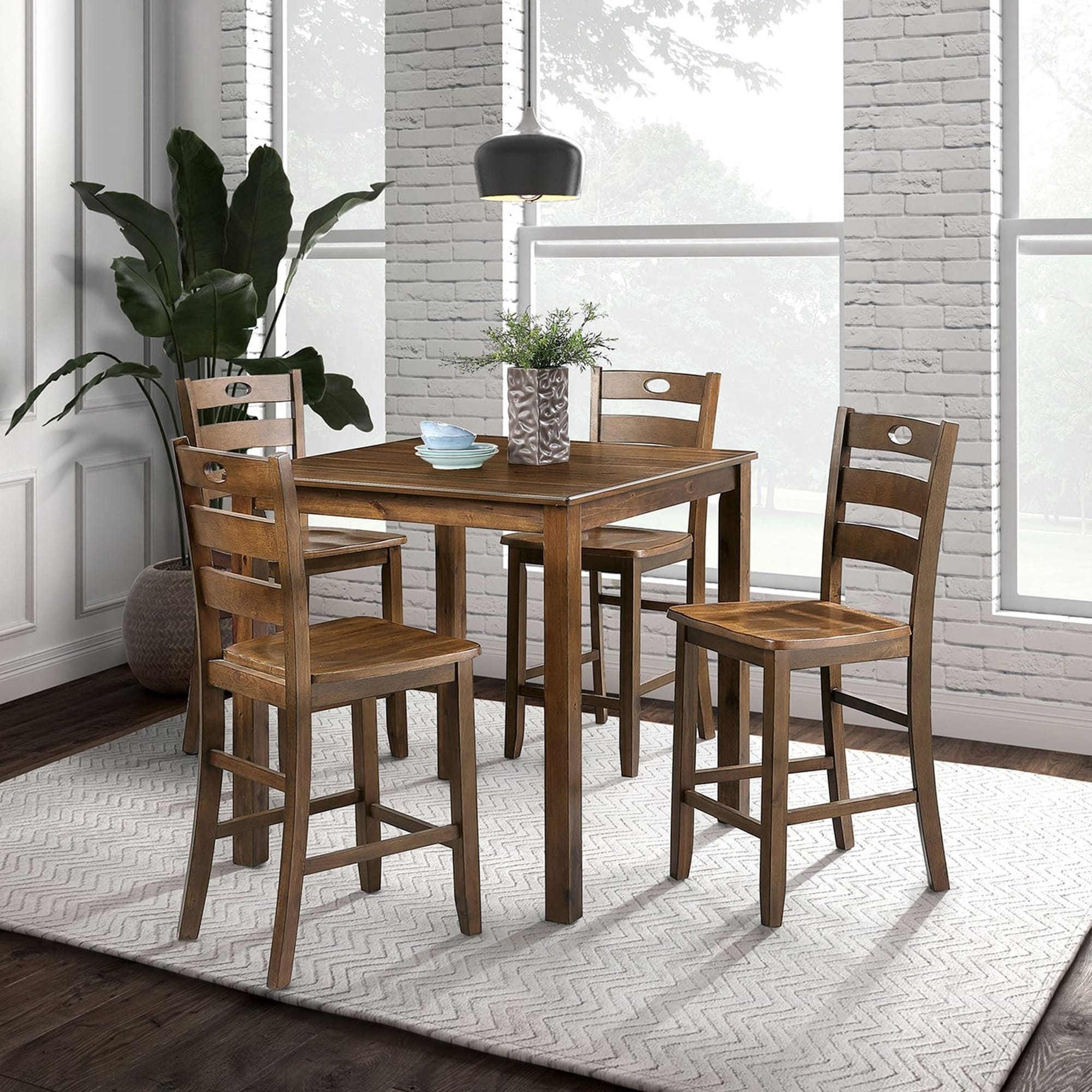 IHOMEadore MDFM3419WN-PT-5PK Dining-Sets - View #5