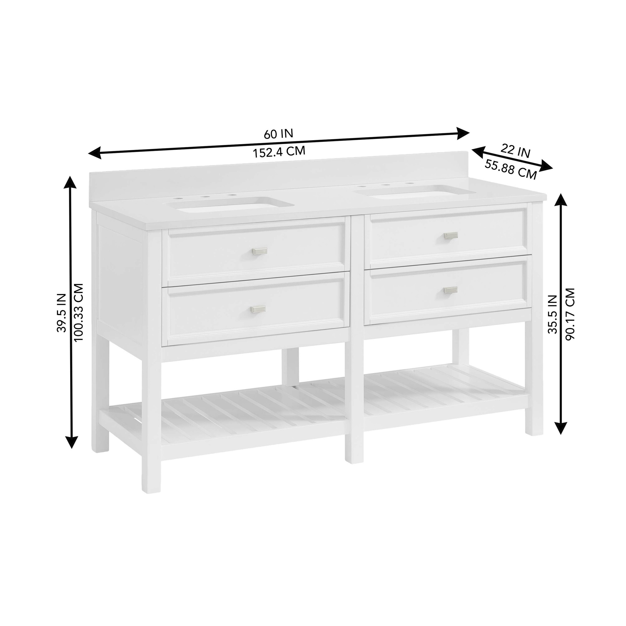 allen + roth 1227VA-60-201-901 Bath-Vanity-Combo - View #15