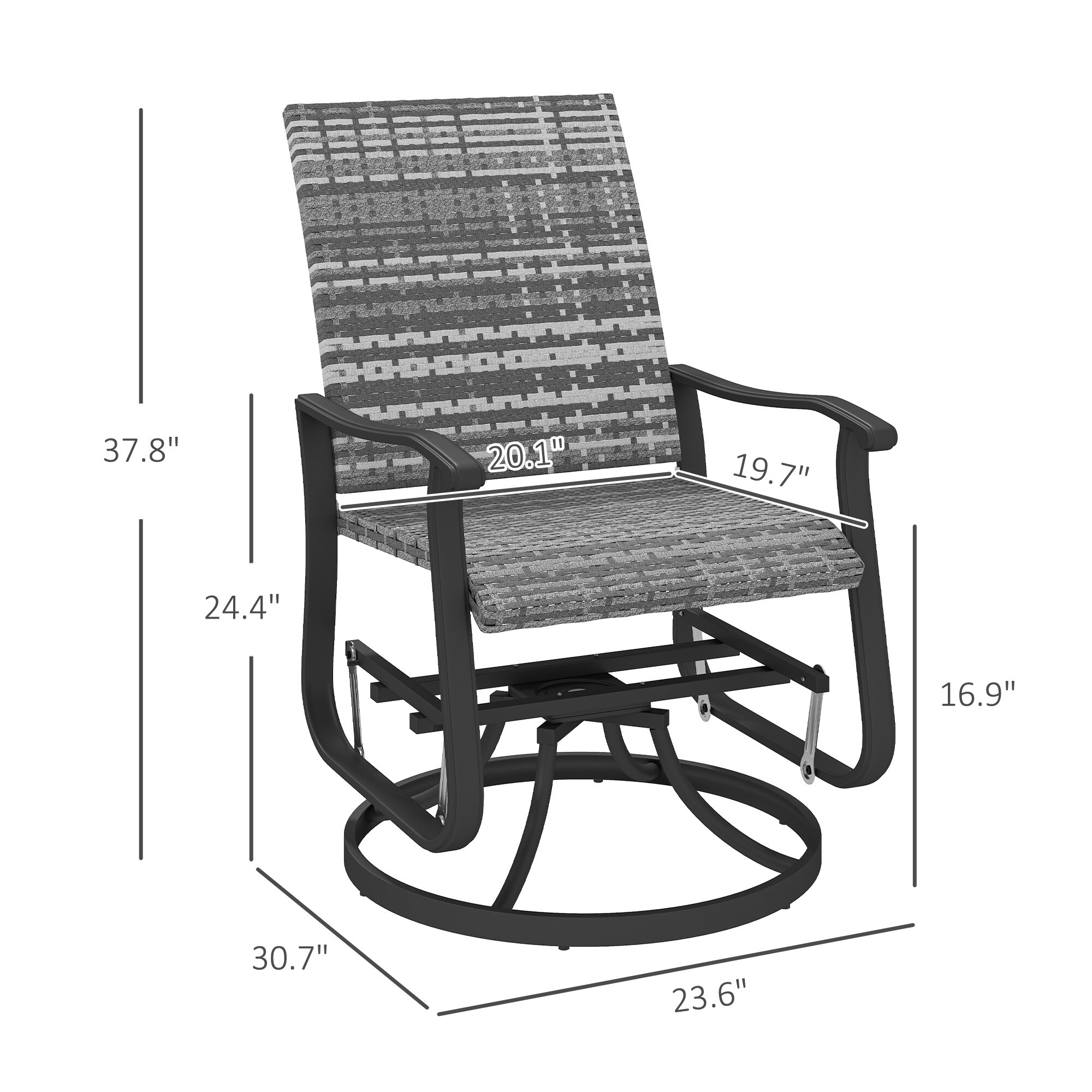 LUXEYARD DS-M-BAC04903 Patio-Chairs - View #7