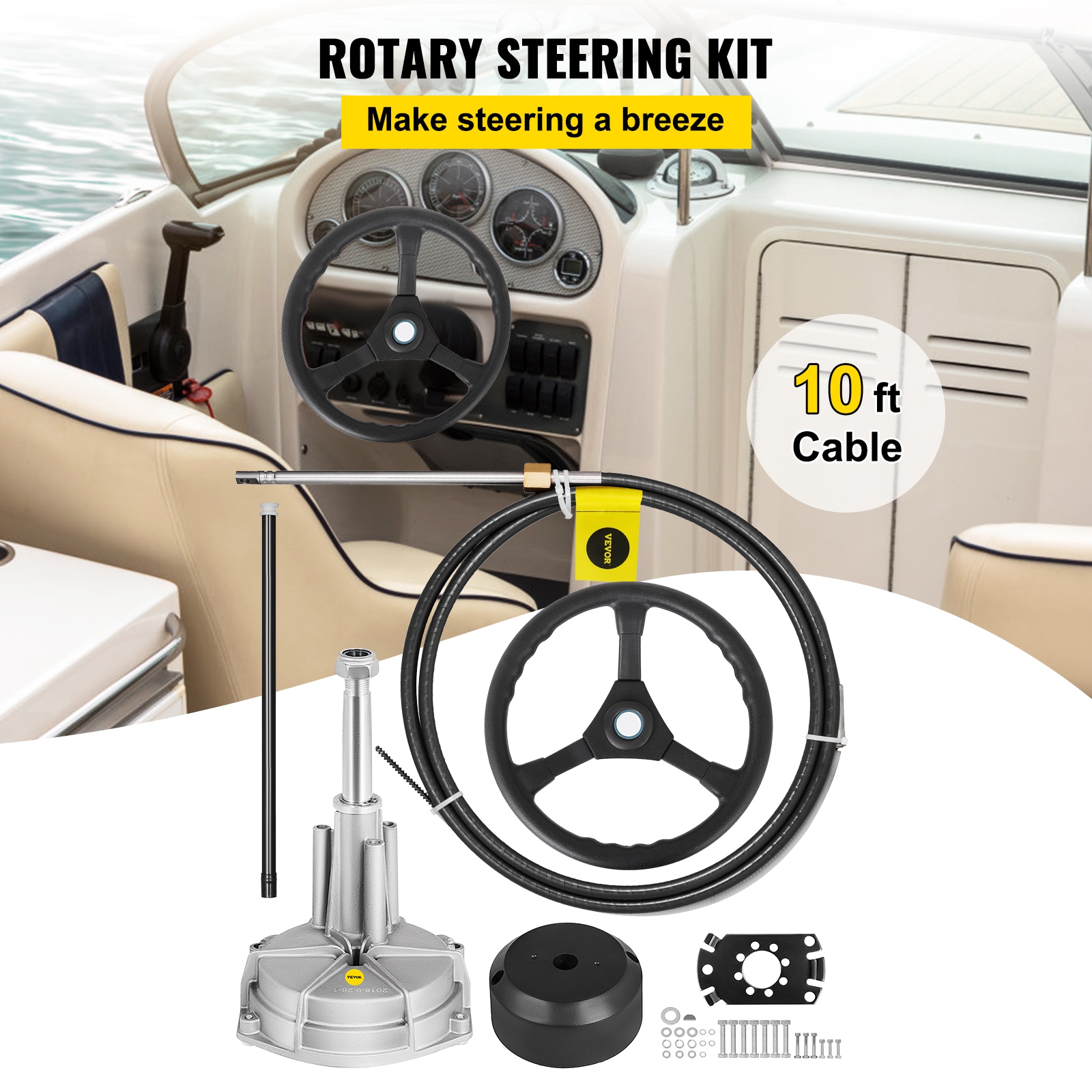 VEVOR XWYYFXB10YCDFXP01V0 Boat-Control-Cables - View #3