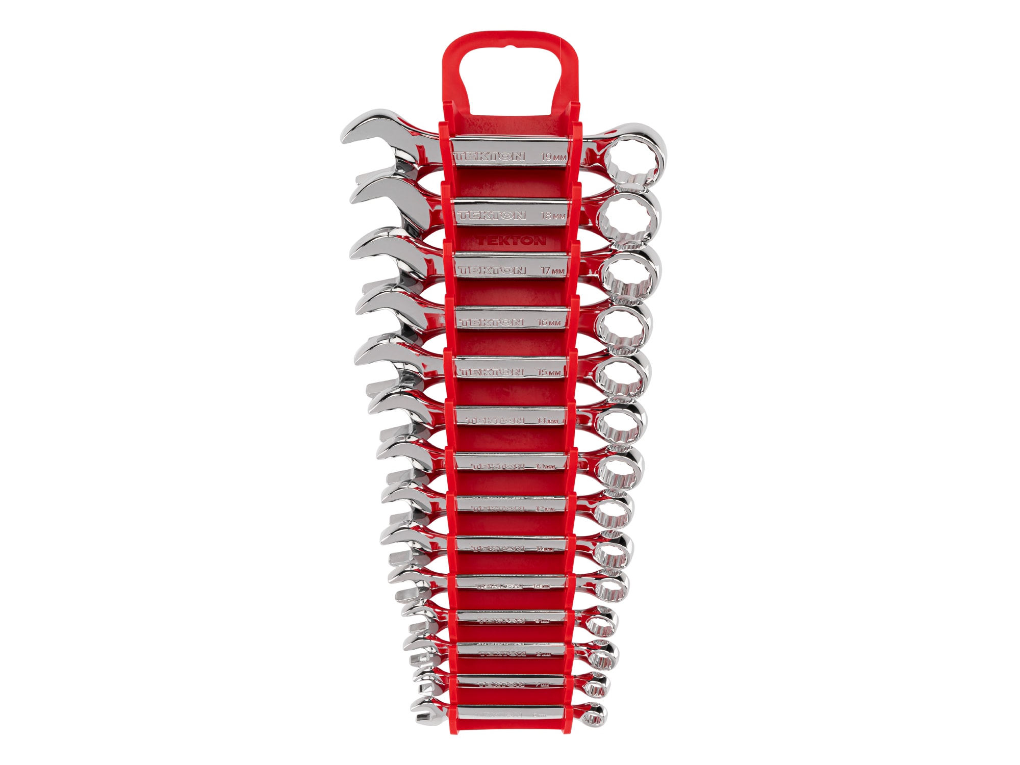 TEKTON WCB92402 14 -Piece Set 12-point Metric Standard Combination Wrench Includes Hard Case
