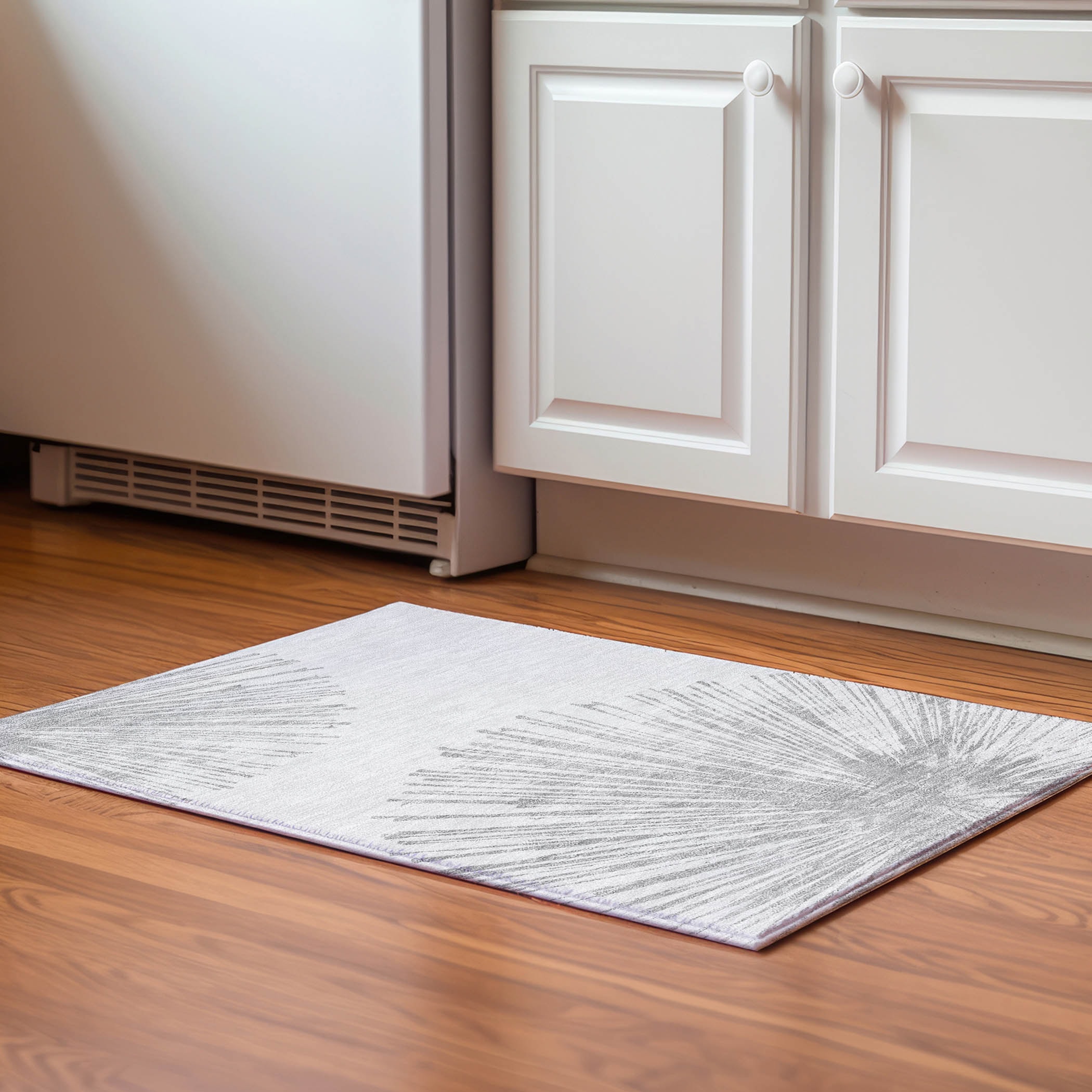 Addison Rugs AMF642GY20X30 Mayfield AMF642GY 2 x 3 (ft) Loomed Polyester Gray Rectangular Indoor Geometric Machine washable Area rug