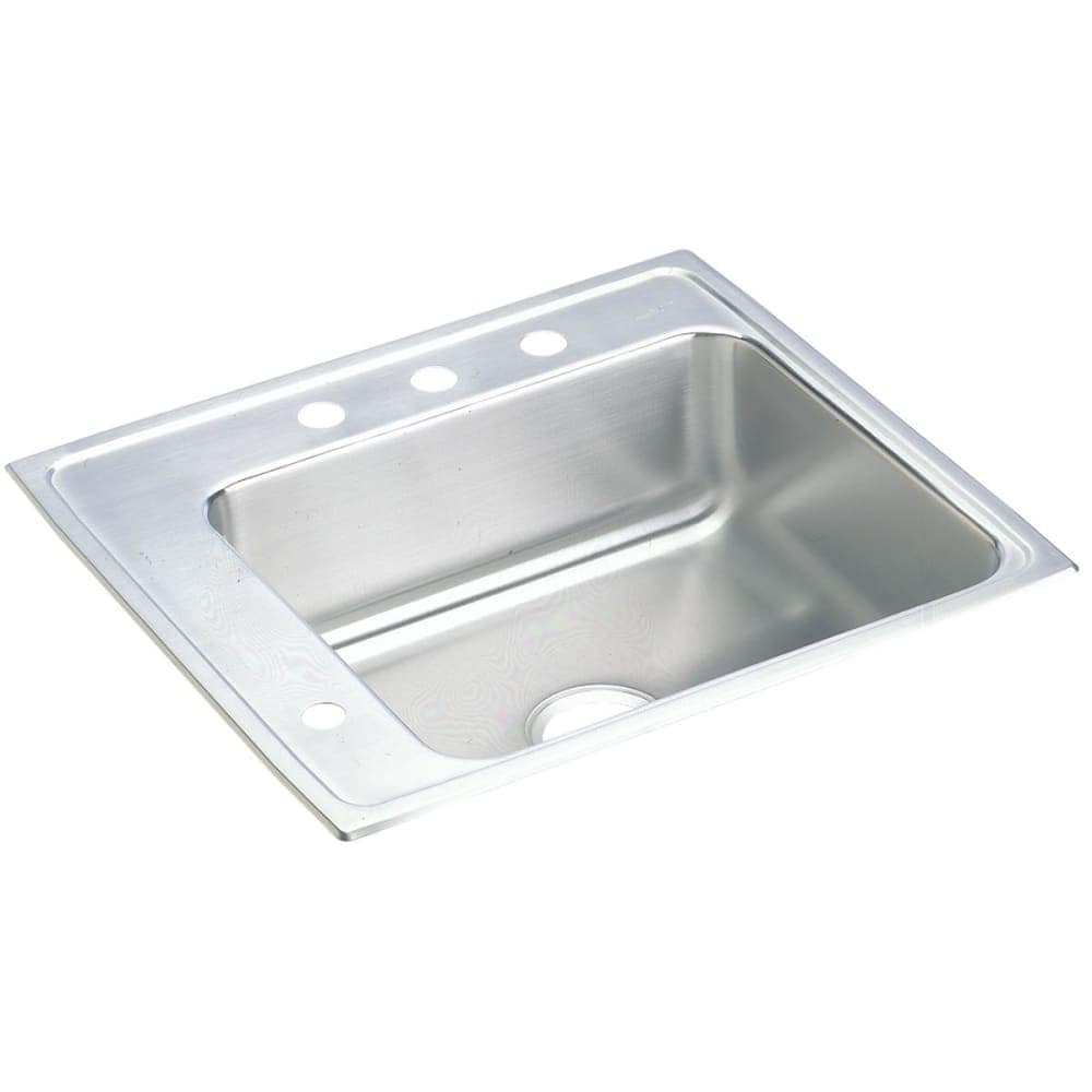 Elkay 19.5-in x 22-in 4 Faucet Holes