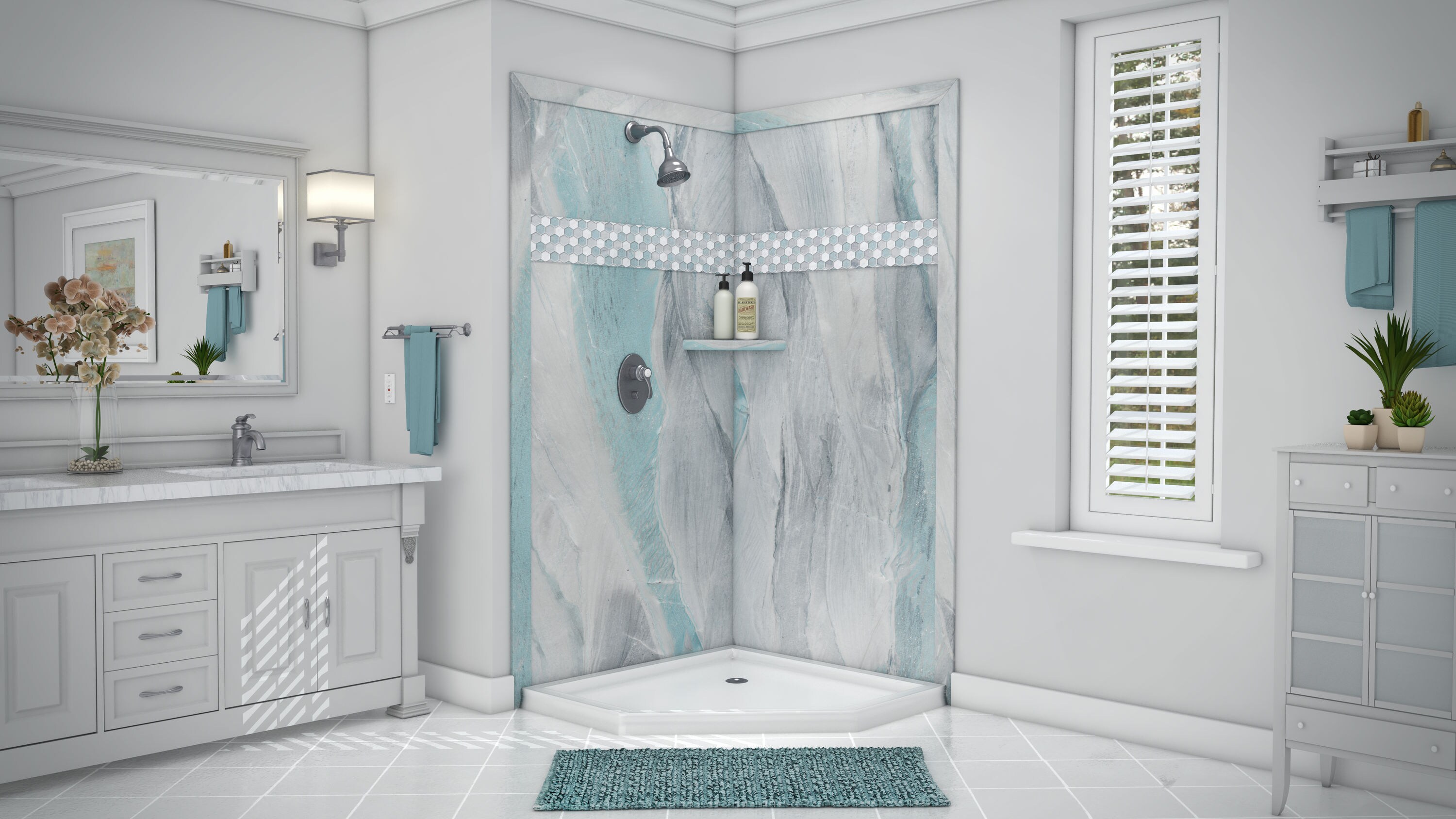 FlexStone FLXAT6048TR Shower-Parts - View #2