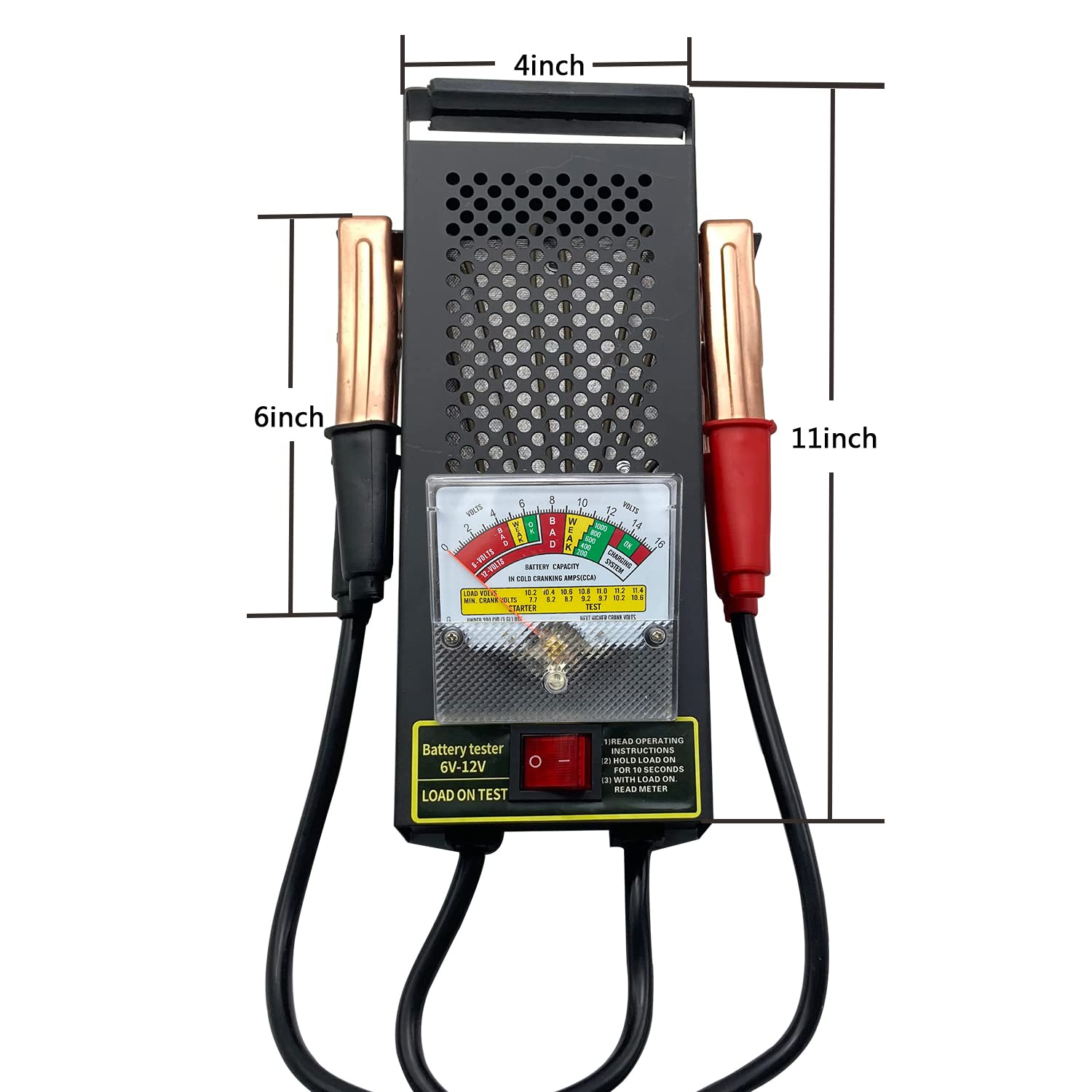 KHKFY power cell Load Tester for 6V and 12V power cells with Voltmeter ...