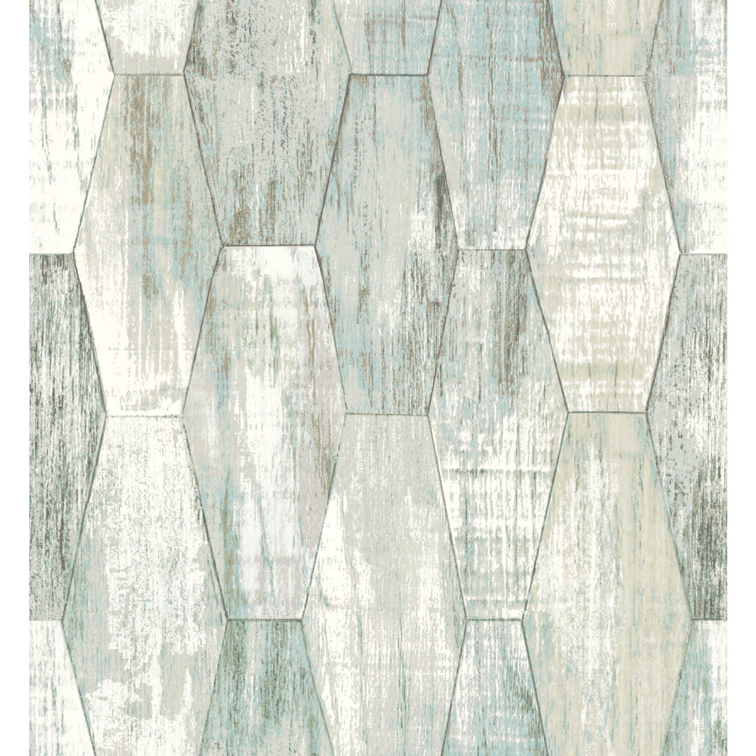 RoomMates RMK11853RL 28.29-Sq. Feet Blue Vinyl Wood Self-adhesive Peel and Stick Wallpaper