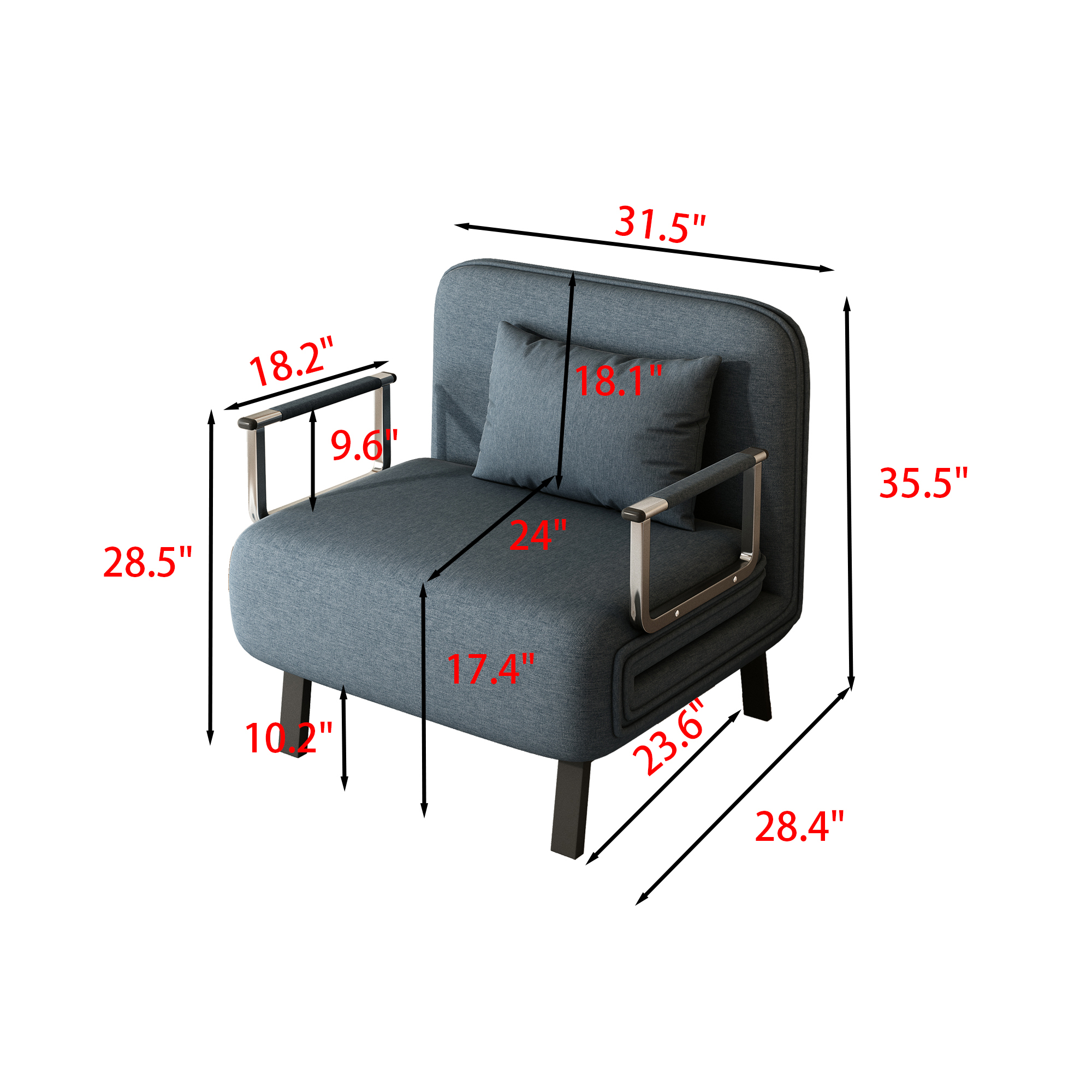 SINOFURN SYD180004DG futons - View #3