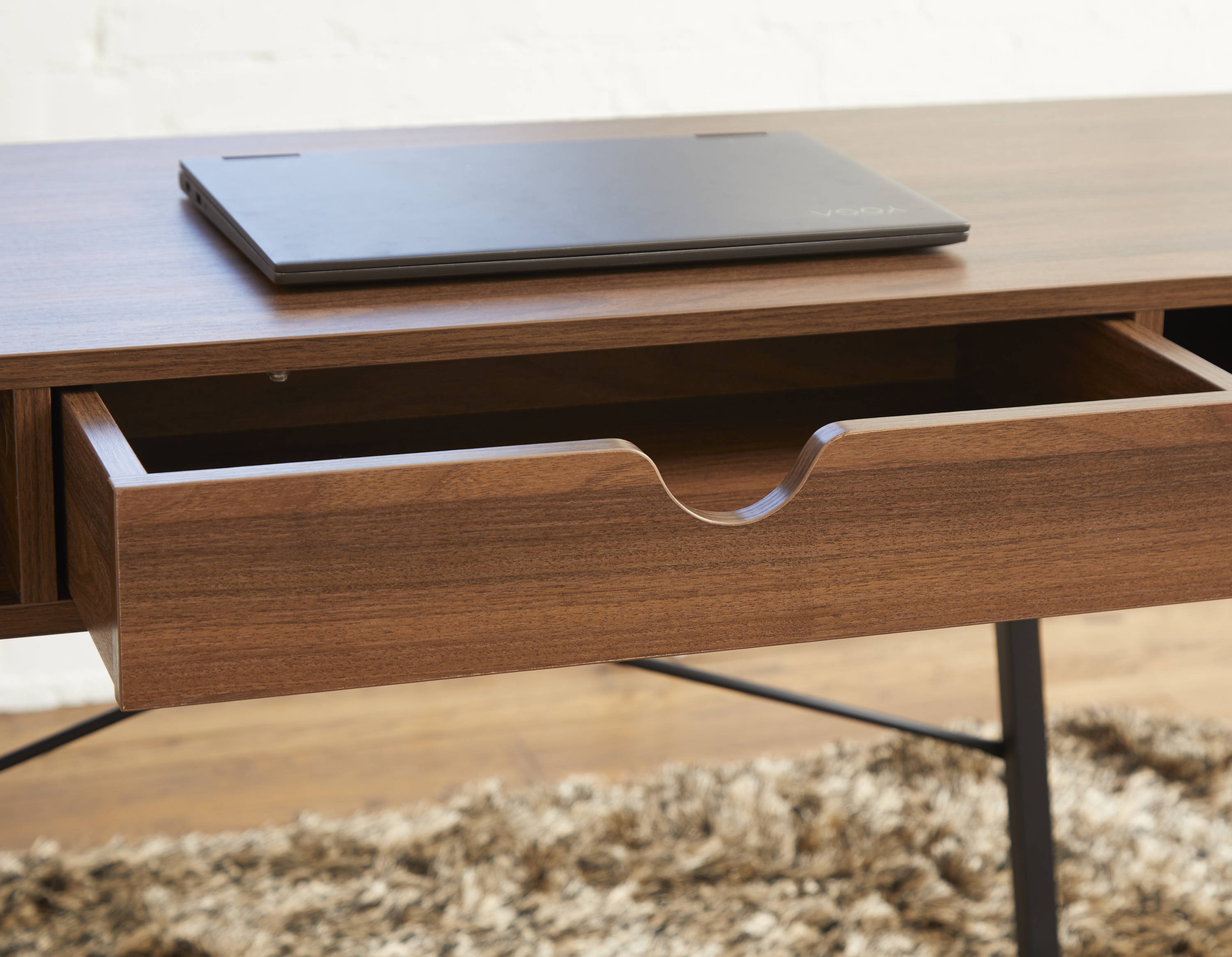 Origin 21 Ezra 42-in Brown Modern/Contemporary Birch Writing Desk in the  Desks department at