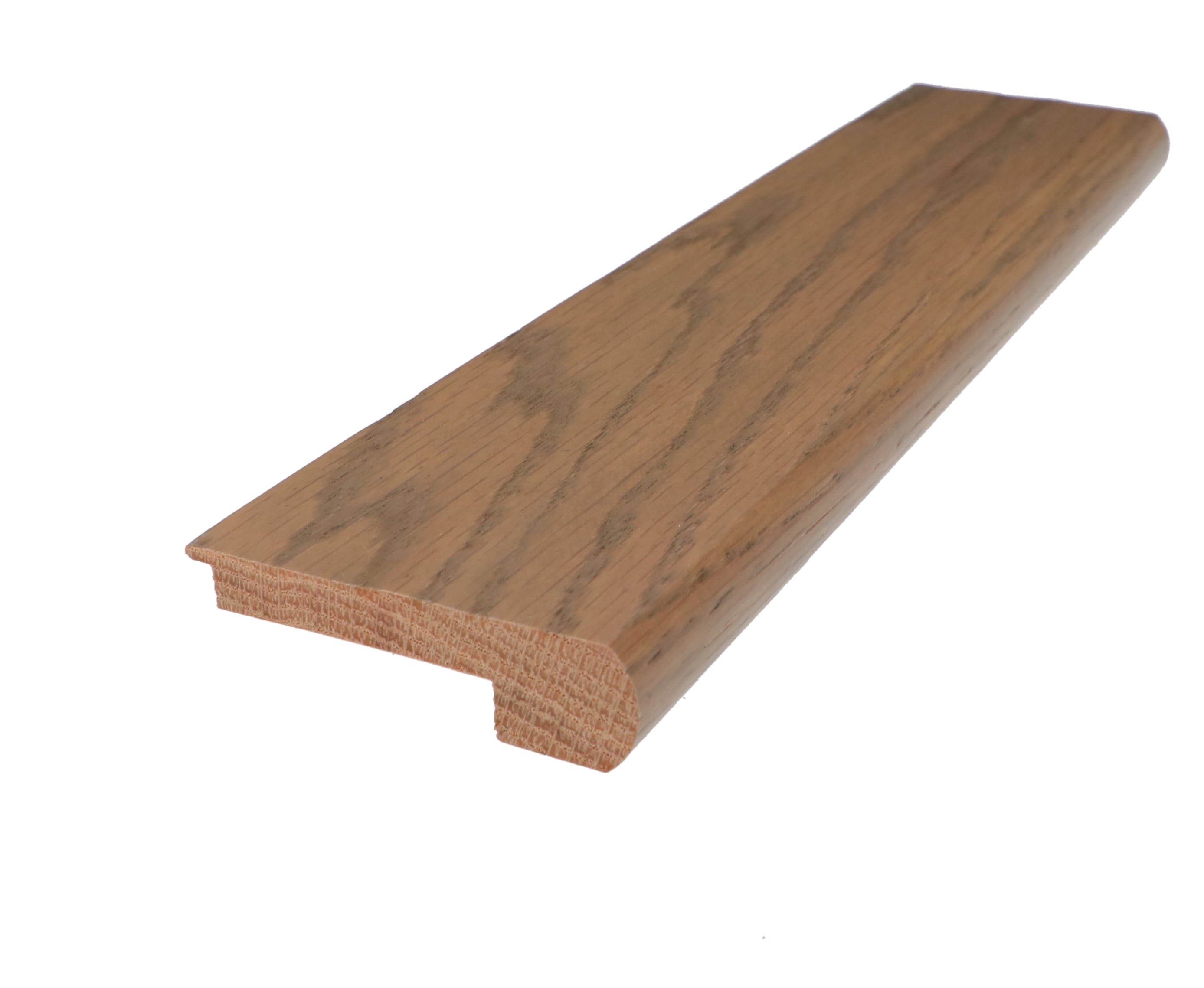 Flexco LSN1006 2.75-Inches x 78-Inches x 0.38-Inches Brown Finished Wood Oak Flush Stair Nosing