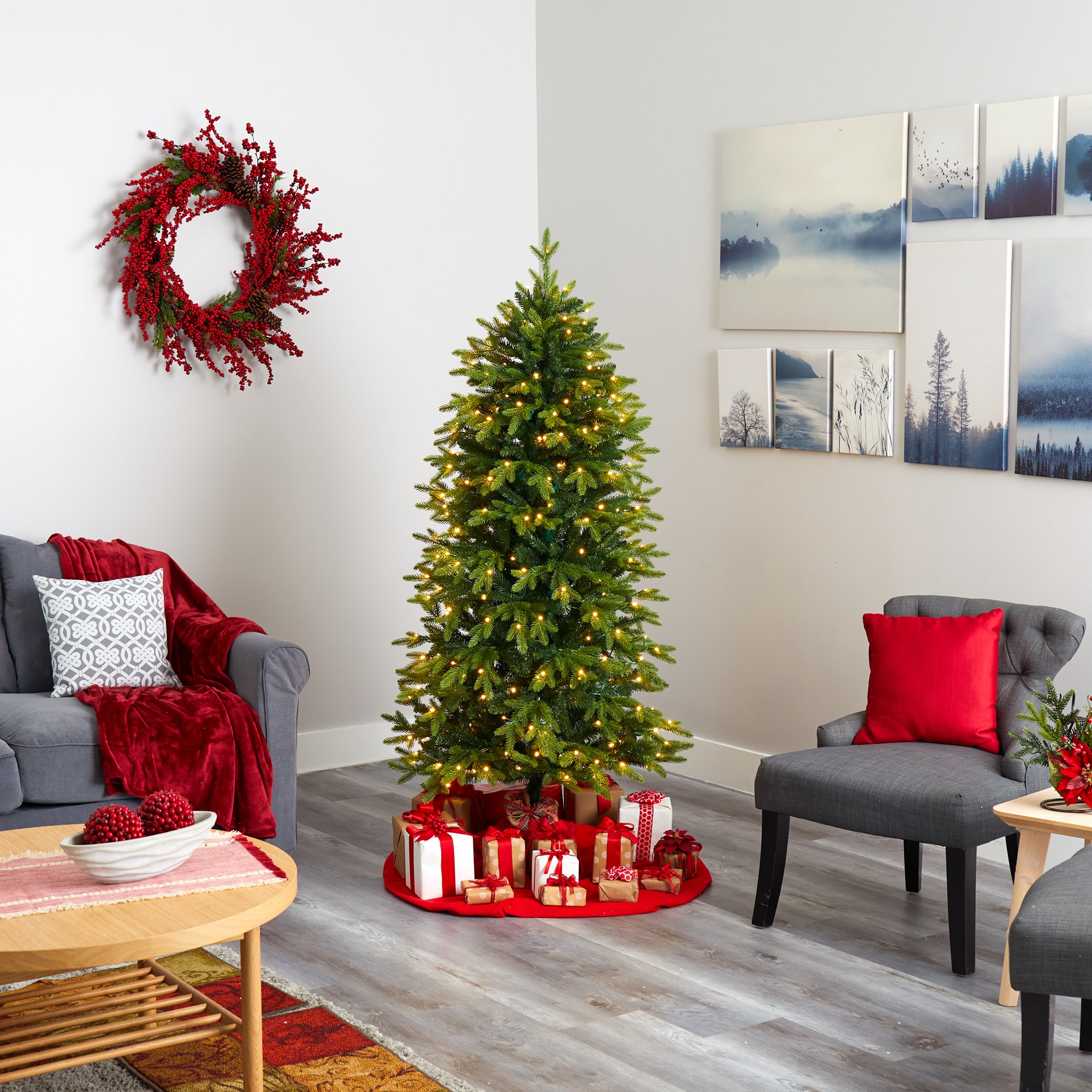 Nearly Natural T1645 Artificial-Christmas-Trees - View #7