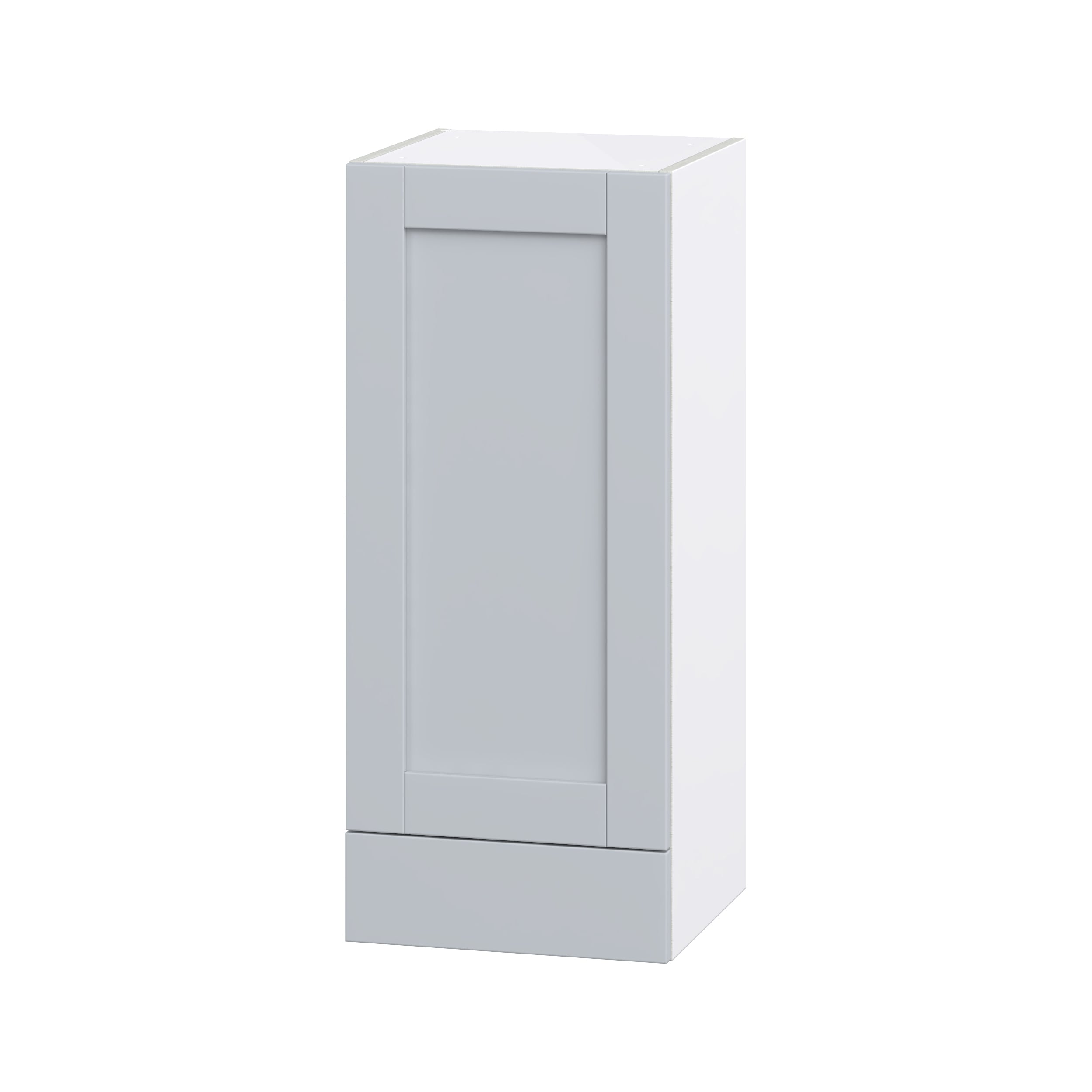 Hugo&Borg DSW1535A(L/R)-CH Charlesberg 15-in W x 35-in H x 14-in D Light Gray Wall Fully assembled Cabinet (Flat Panel Shaker)