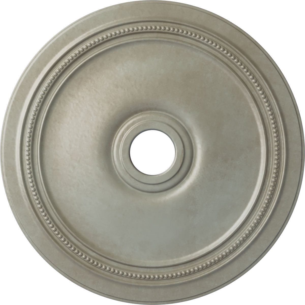 Ekena Millwork CM24DIFLS Diane 24-in W x 24-in L Painted Flash Gold Polyurethane Whole Ceiling Medallion