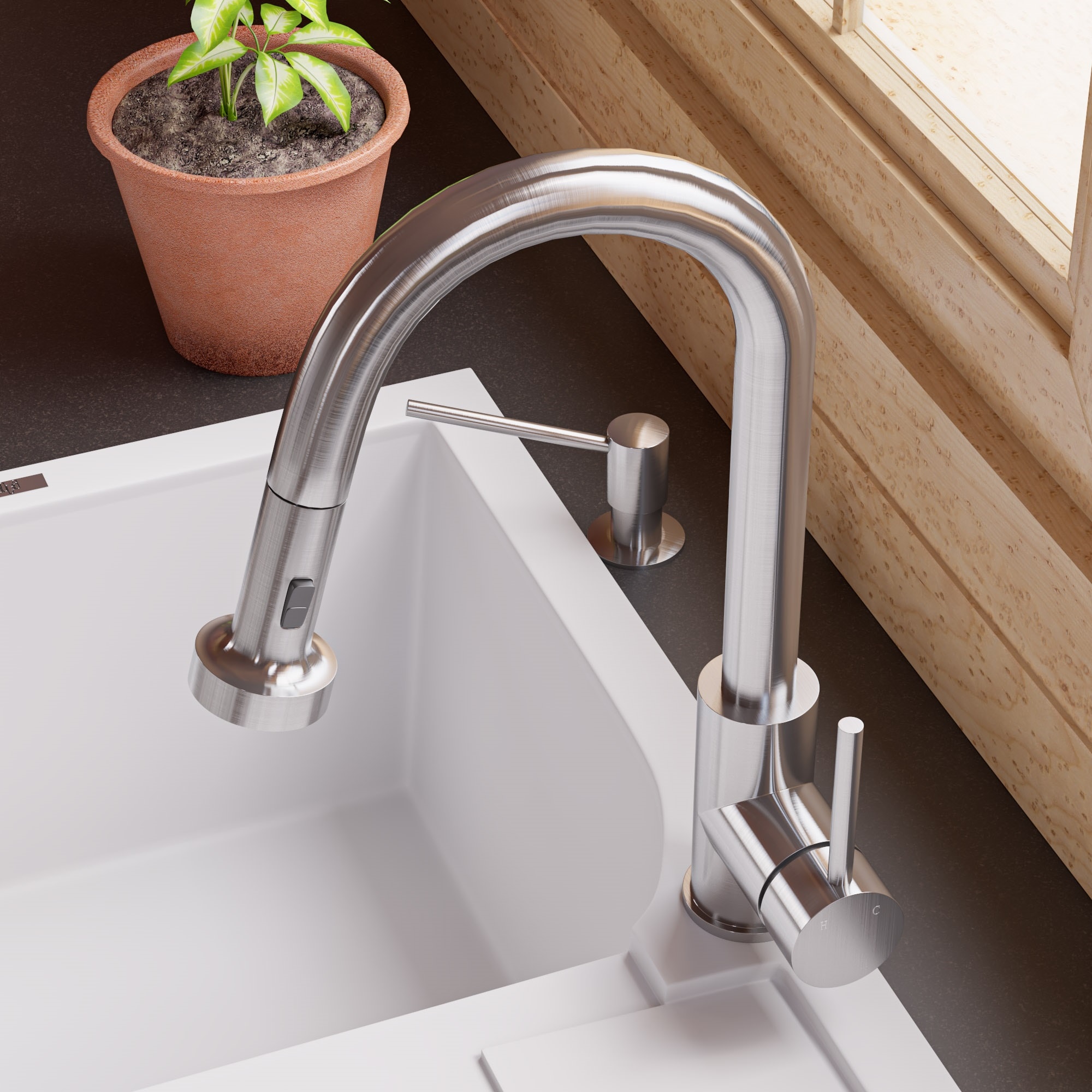 ALFI ABKF3262-BN Kitchen-Faucets - View #6