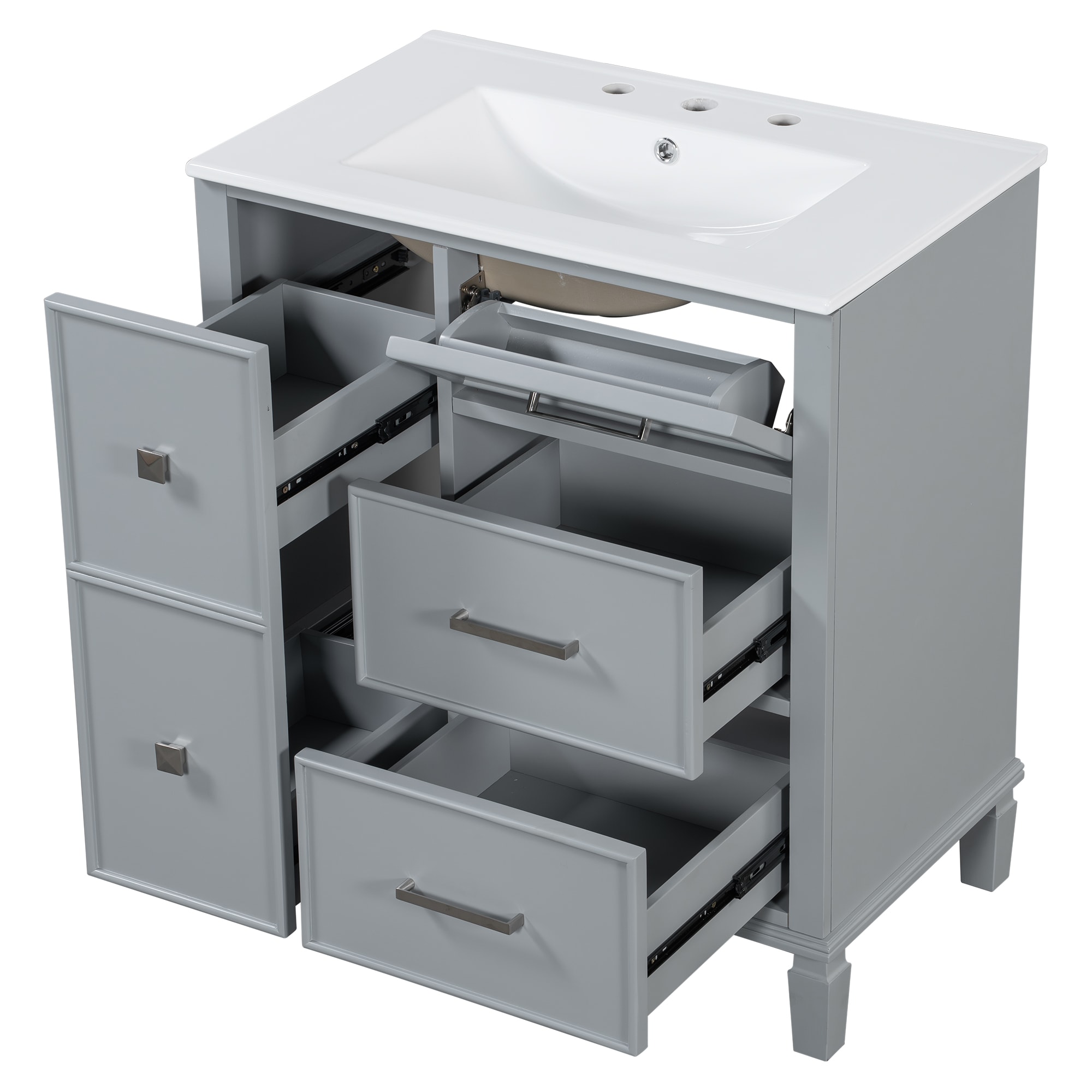 ModernLuxe L3P-N725P257604E Bath-Vanity-Combo - View #16