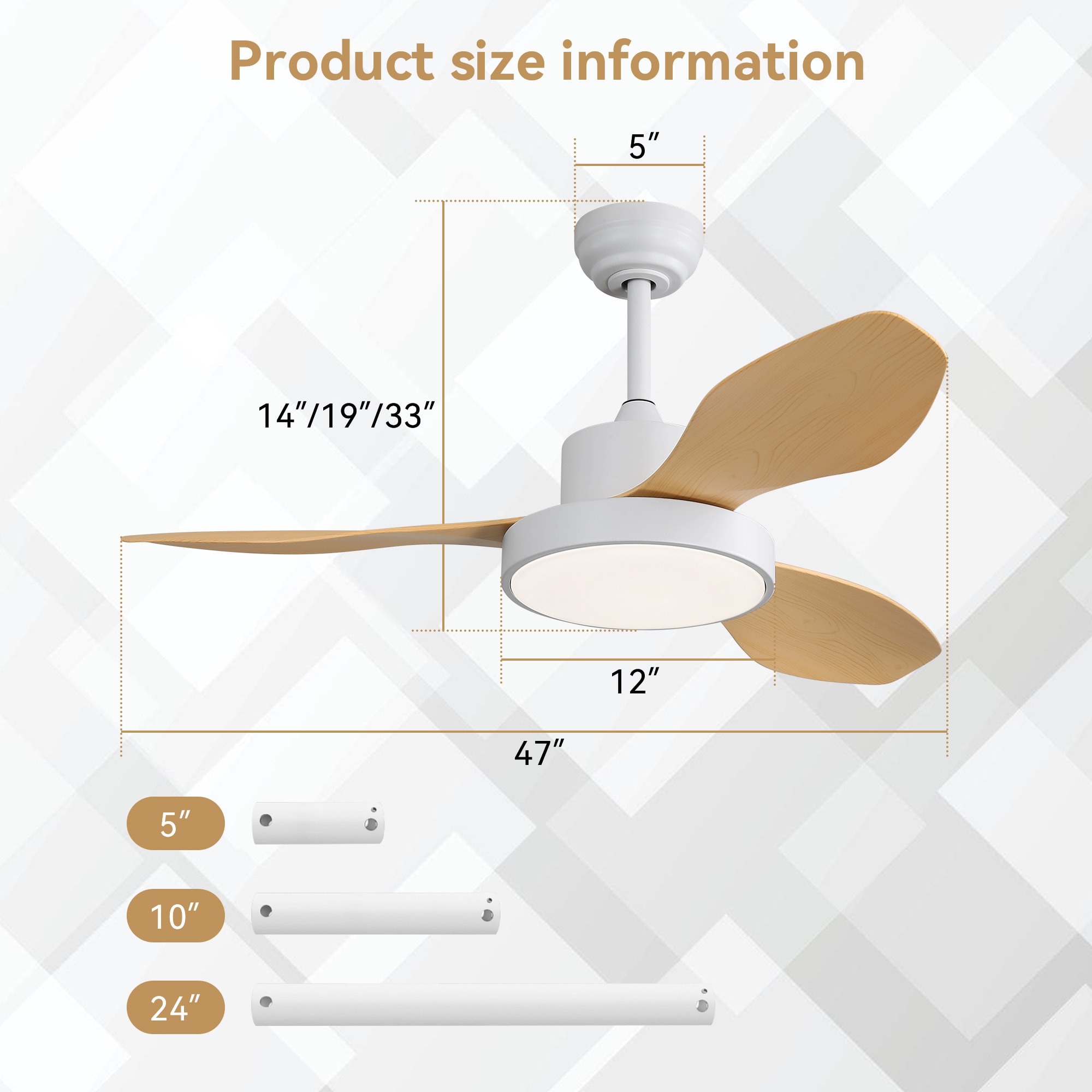 BABOOM BOM-P288500-OR Ceiling-Fans - View #3