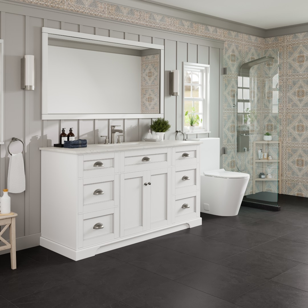 Eviva EVVN666-60WH-SS Bath-Vanity-Combo - View #7