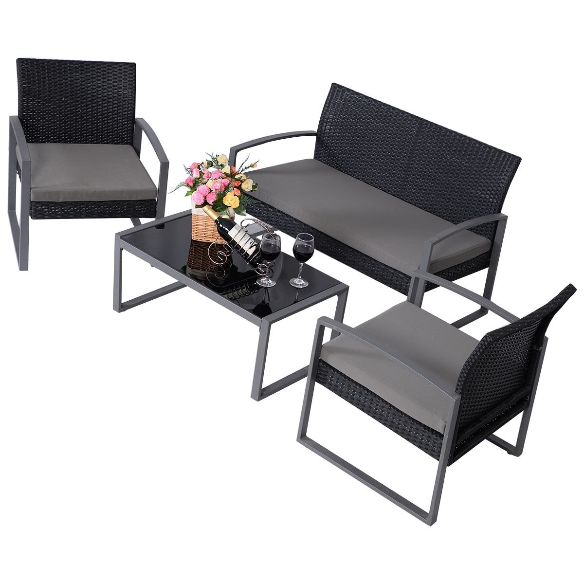 Slickblue D-CO-41715WH Patio-Conversation-Sets - View #7