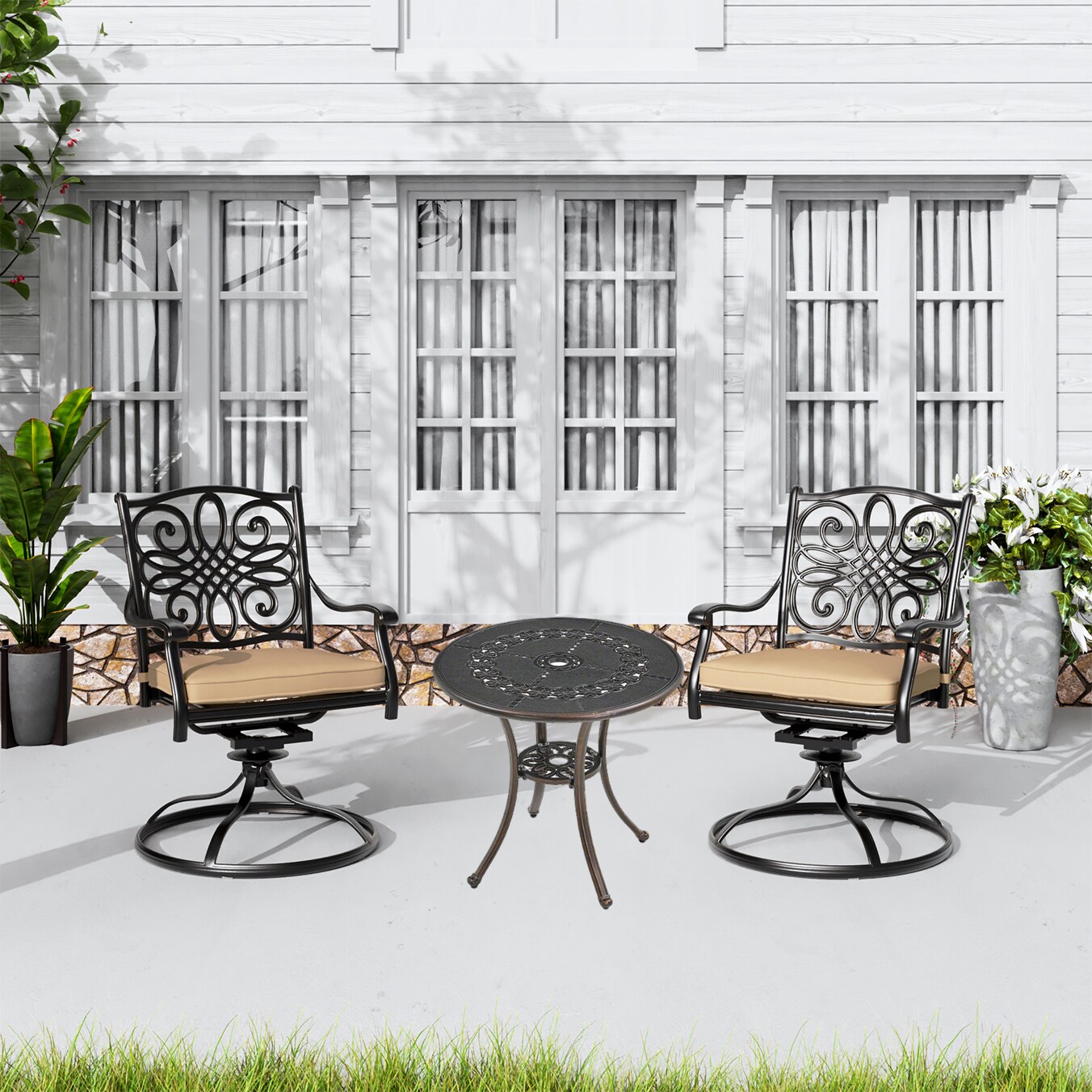 Mondawe MO6188C-BR Patio-Tables - View #2