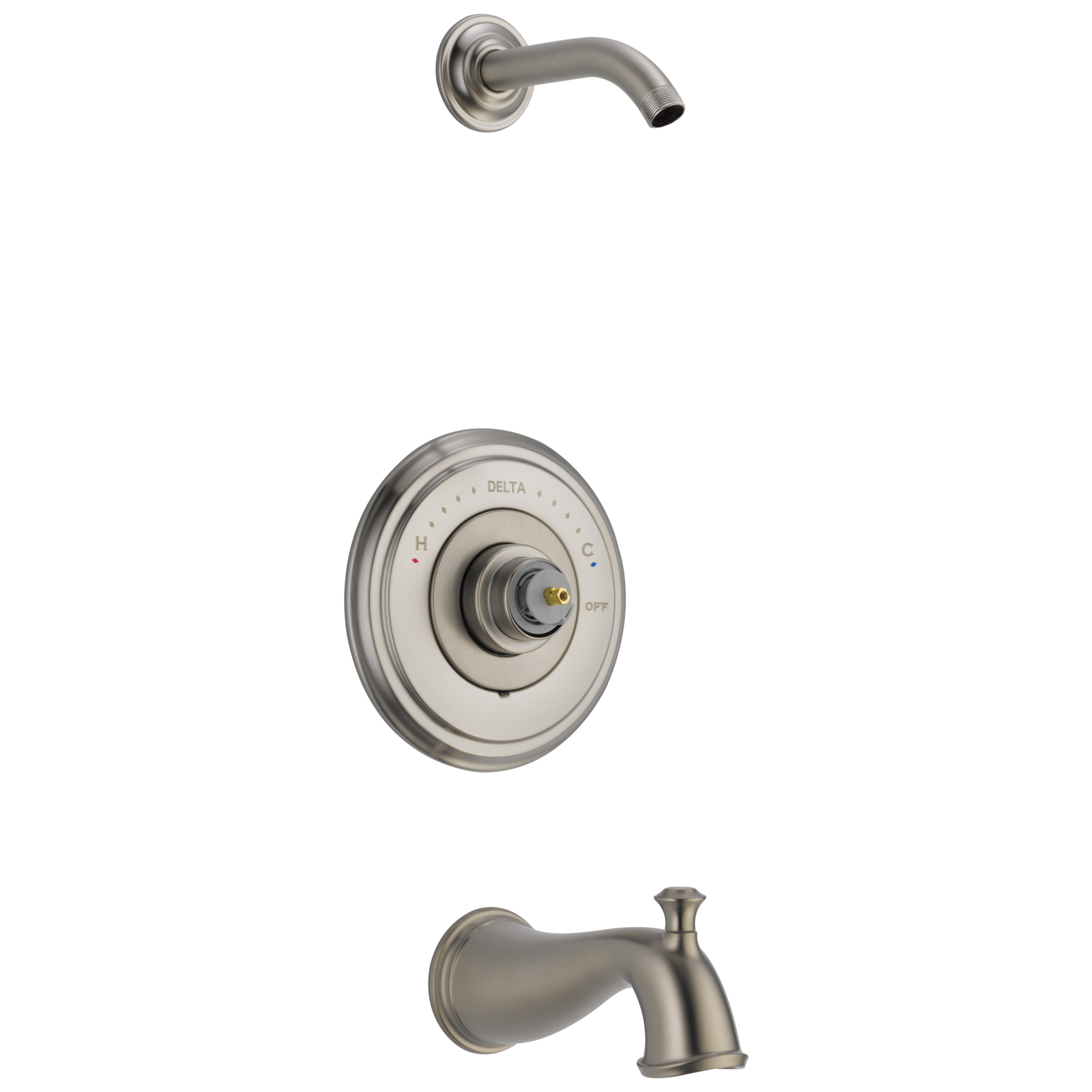 Delta T14497-SSLHP-LHD Cassidy Stainless Sold separately Sold separately Bathtub and shower Faucet