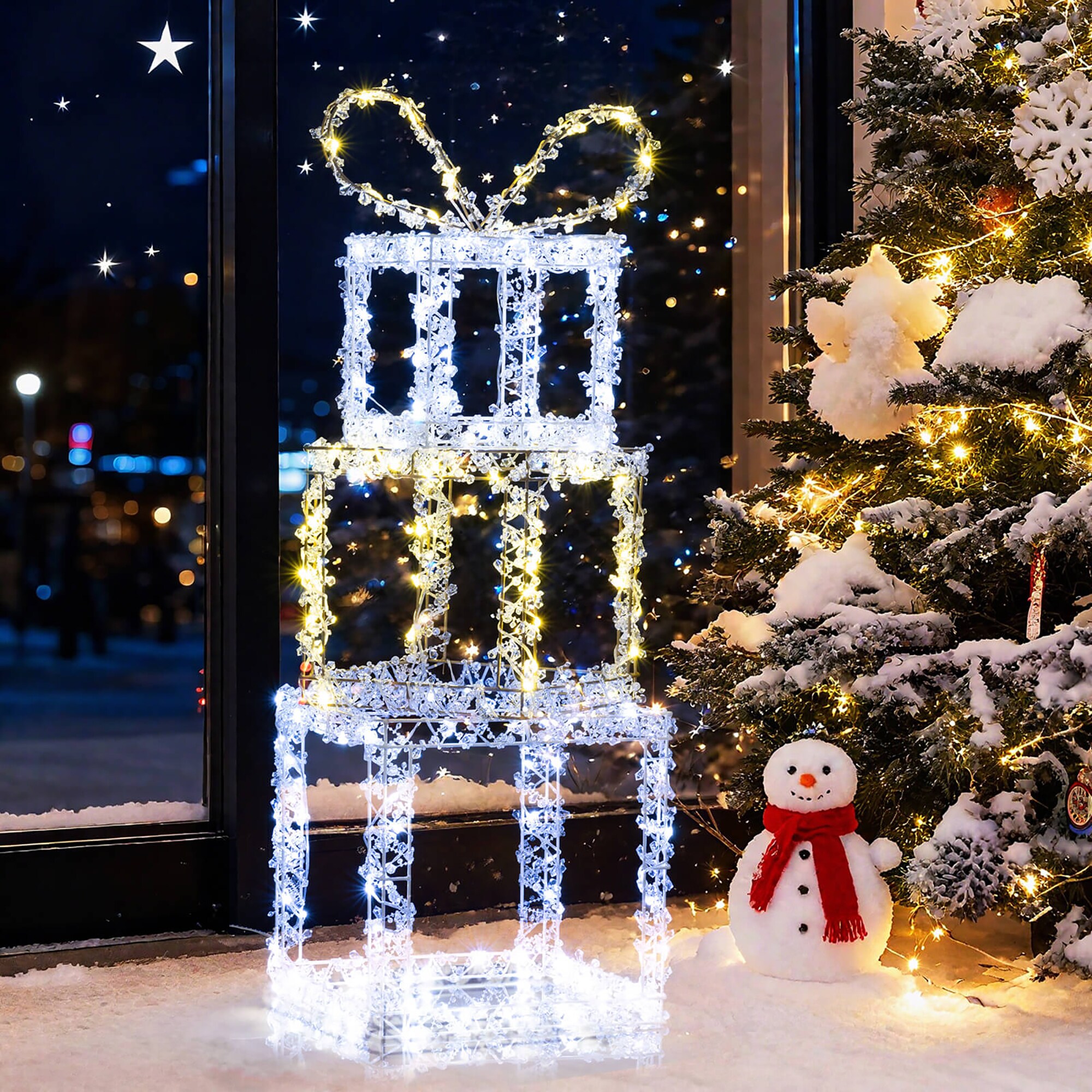 Costway HCST10204 Table-Christmas-Decorations - View #9