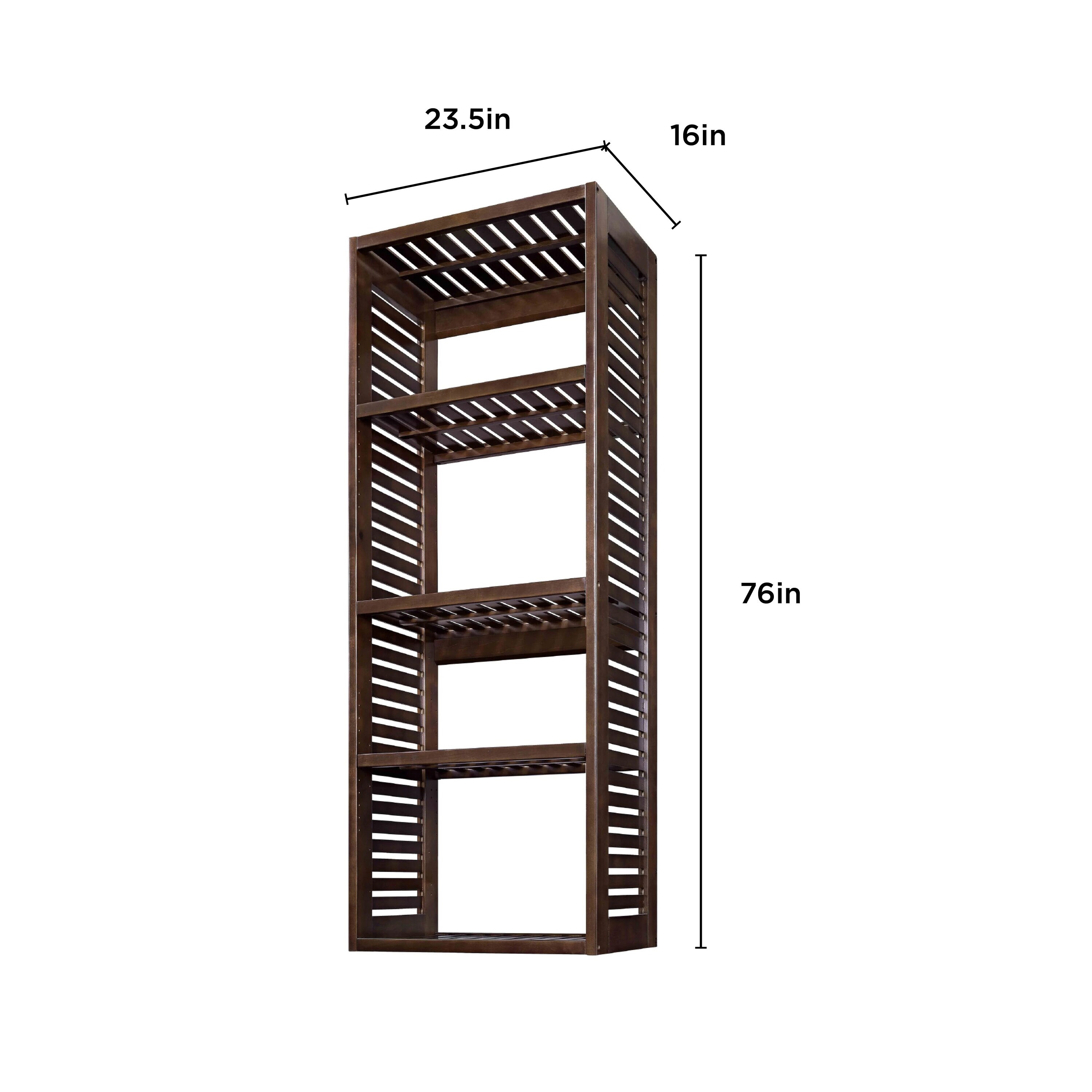 allen + roth WSWS-VWU1C Wood-Closet-Tower - View #3