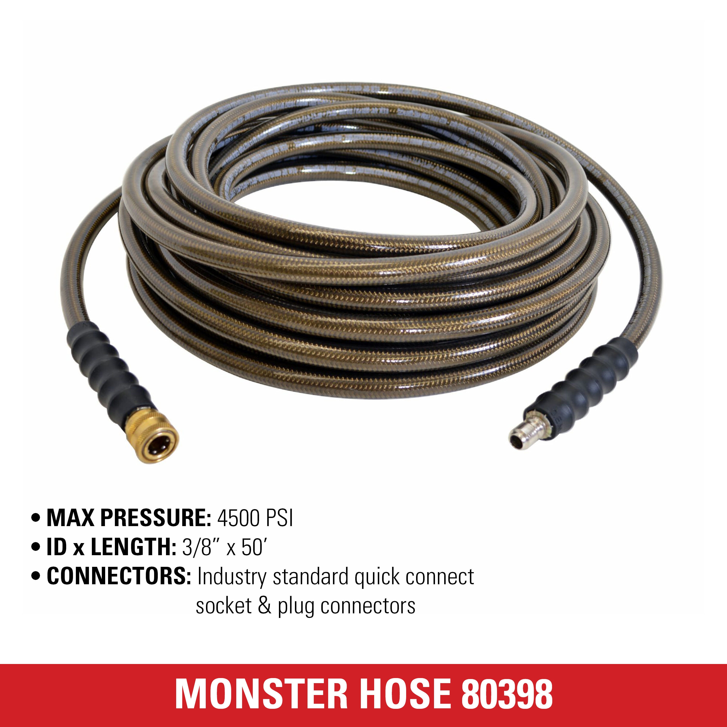 Non-Marking Pressure Washer Hose 3/8 in x 25 ft 