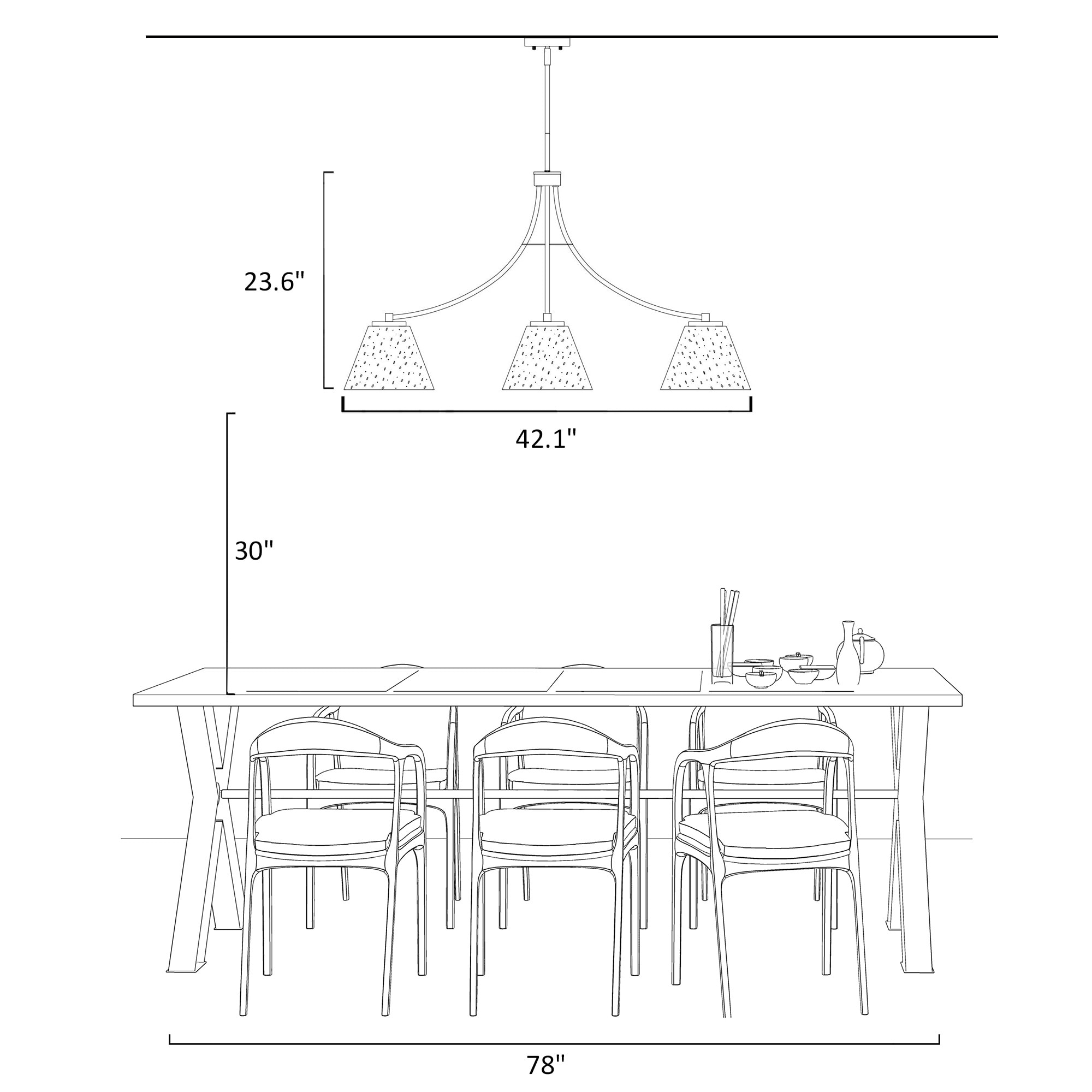 LNC LE7ZFFV5412I9C Pendant-Lights - View #7